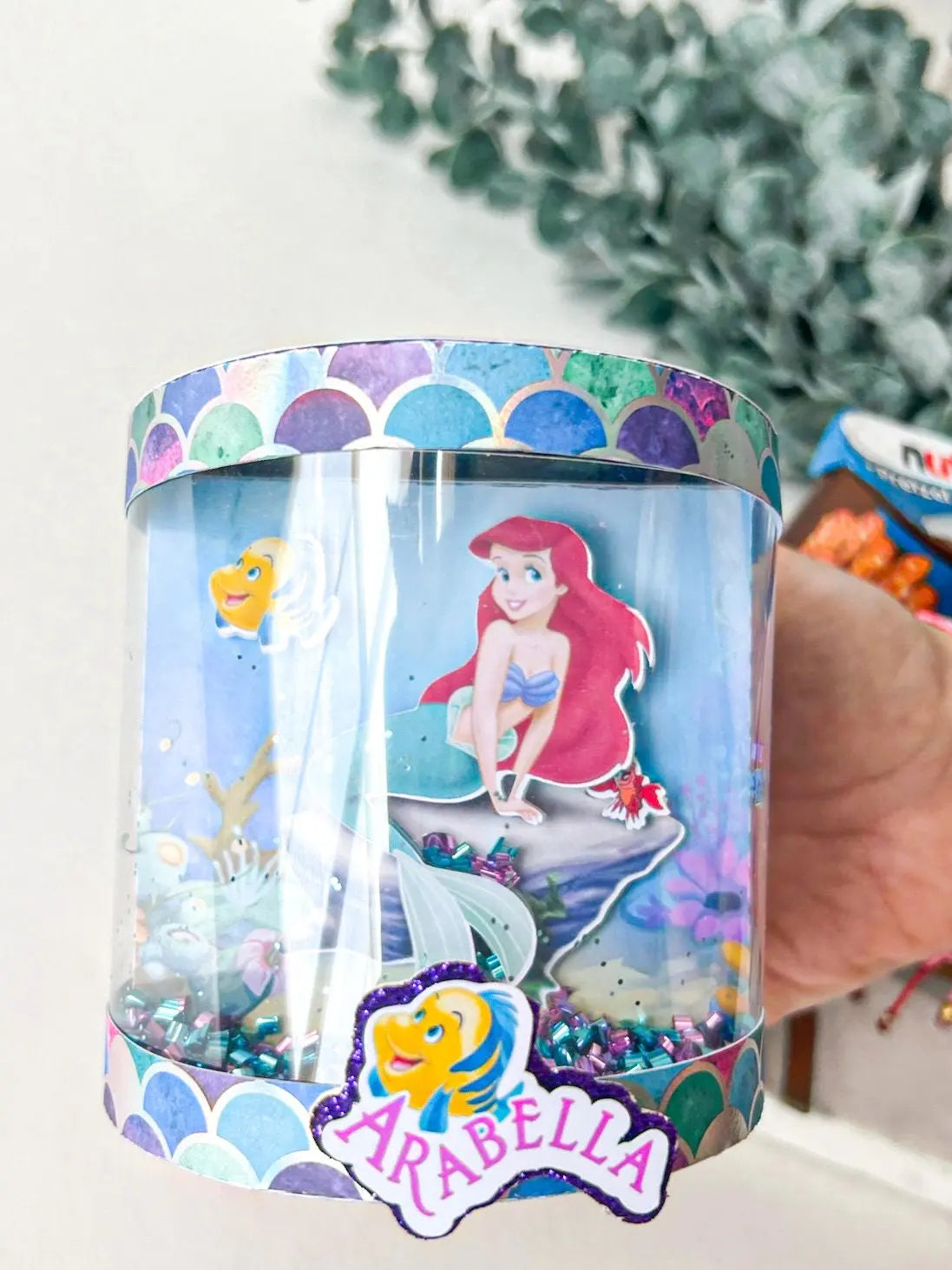 Little Mermaid Party Favors, Mermaid Party Decorations, Little Mermaid Birthday Decorations, Princess Decor, Mermaid Favors, Custom Nutella Mi tienda