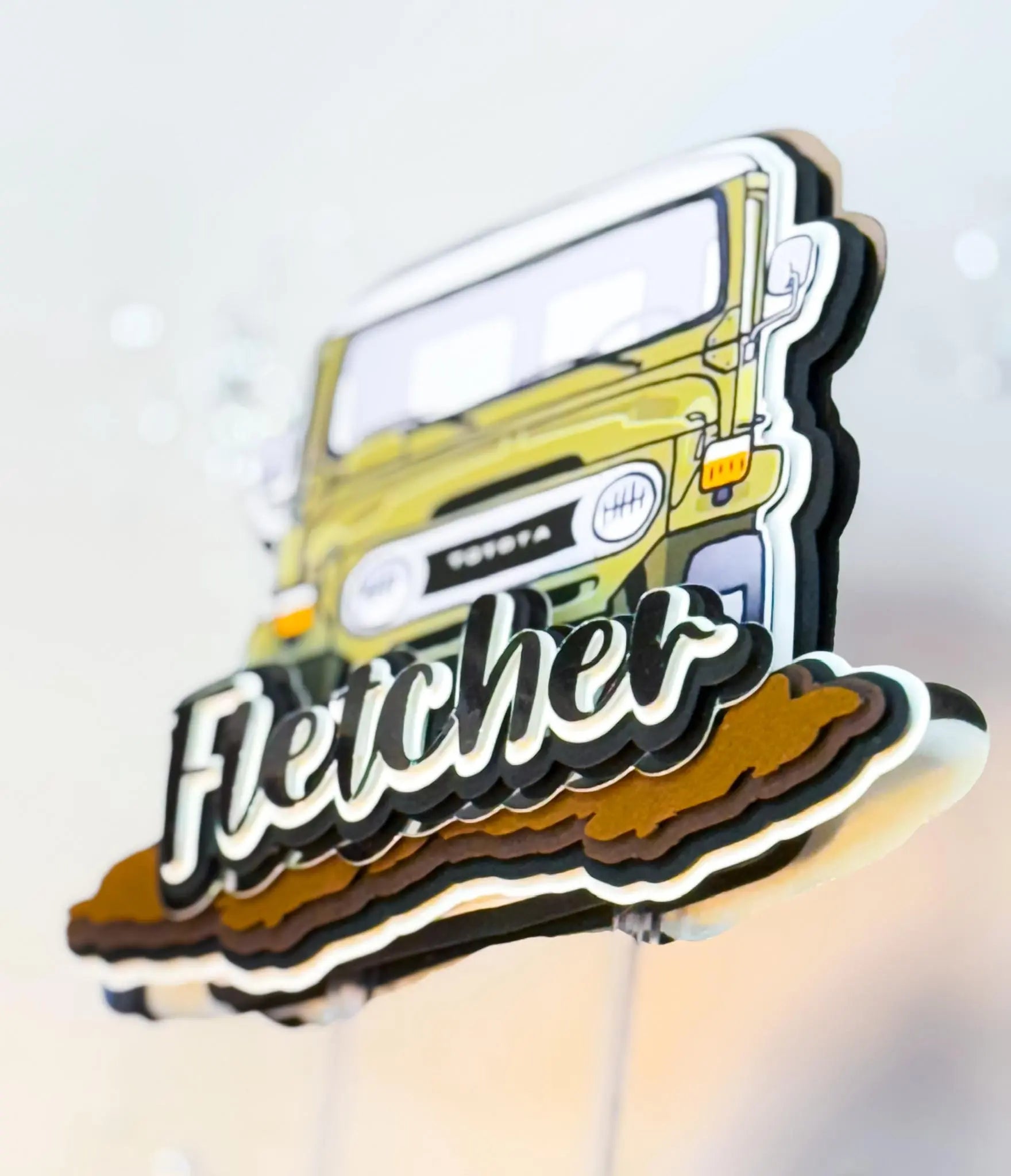 Off Road Cake Topper Jeep Party Decorations 4x4 Birthday Cake Topper Custom Vehicle Cake Topper Toyota Jeep Party Decor Fathers Day Mi tienda