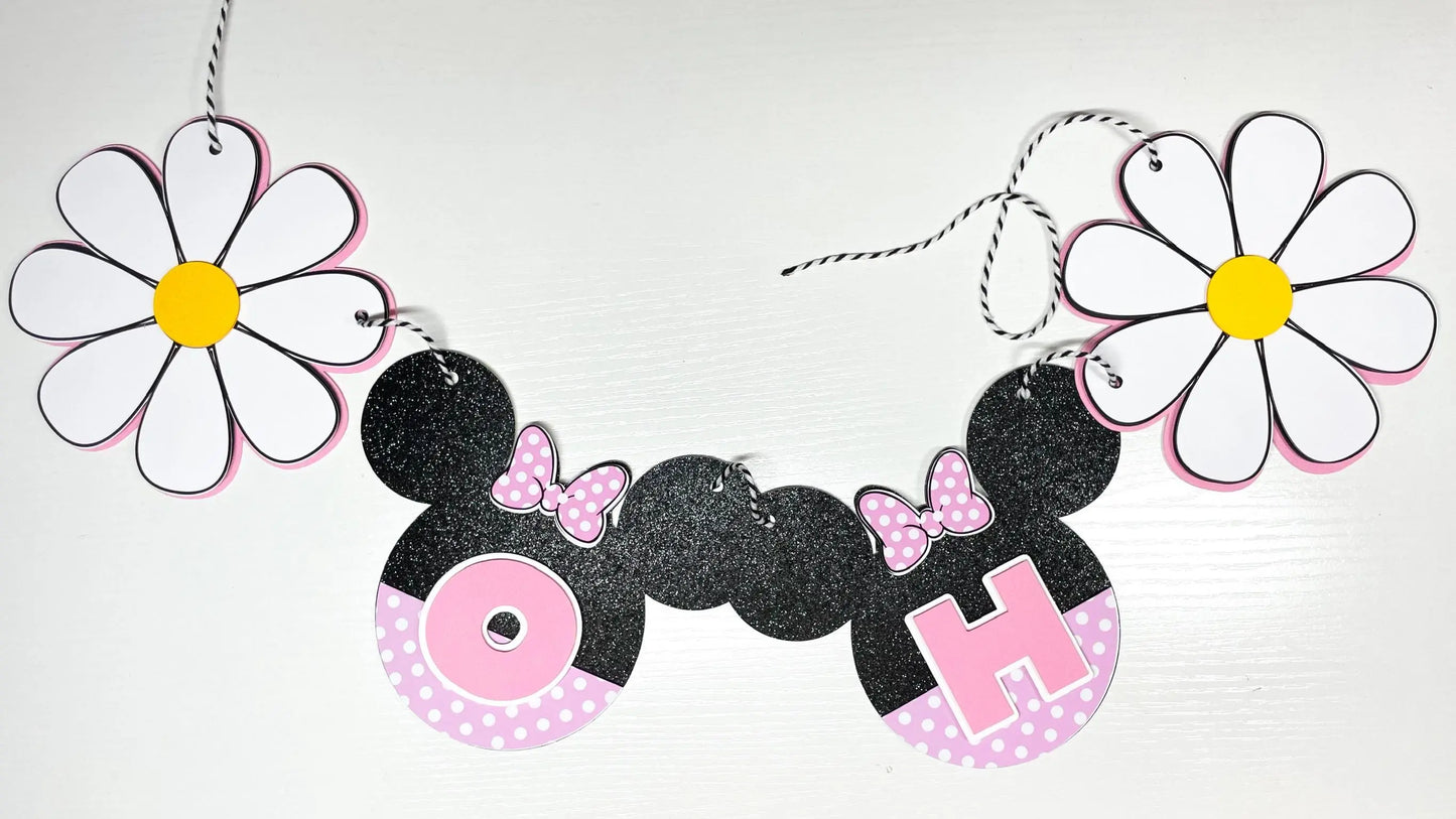 Oh Twodles Birthday Banner Oh Twodles Party Decor Theme Girls Second Birthday Party Minnie Mouse Themed Groovy Minnie Birthday Mi tienda