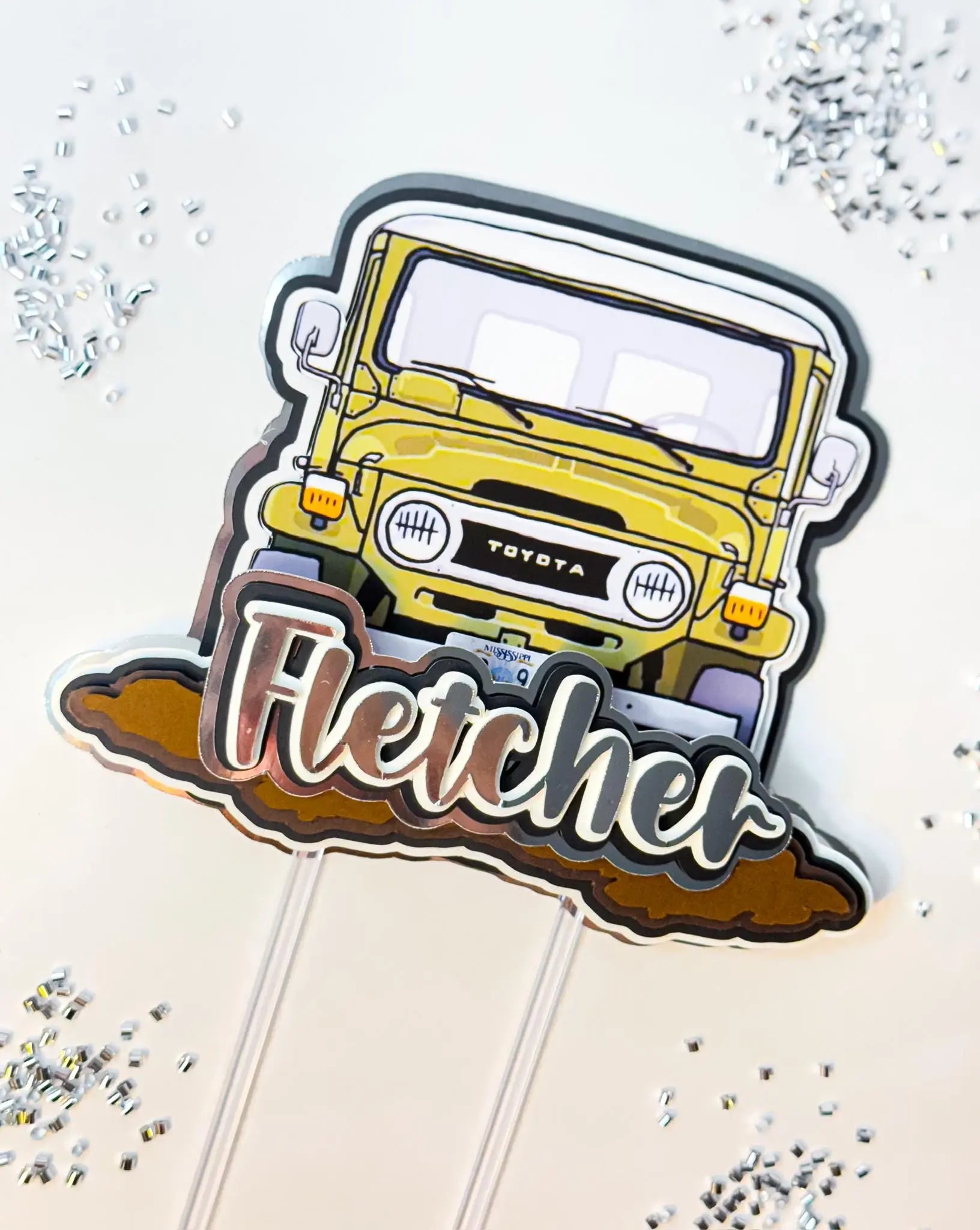 Off Road Cake Topper Jeep Party Decorations 4x4 Birthday Cake Topper Custom Vehicle Cake Topper Toyota Jeep Party Decor Fathers Day Mi tienda
