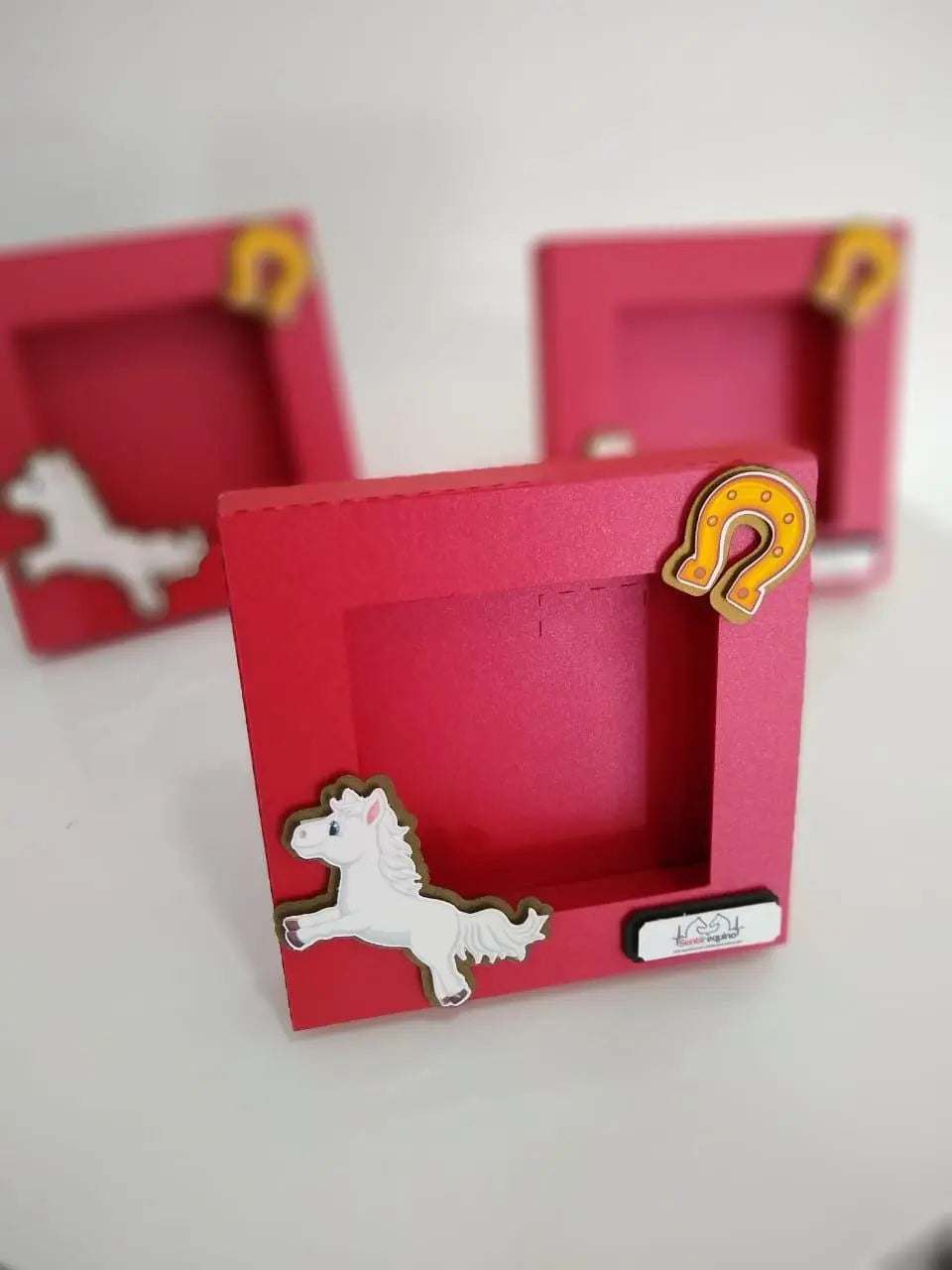 Personalized Horse Photo Frame | Farm Birthday Party Decoration Mi tienda