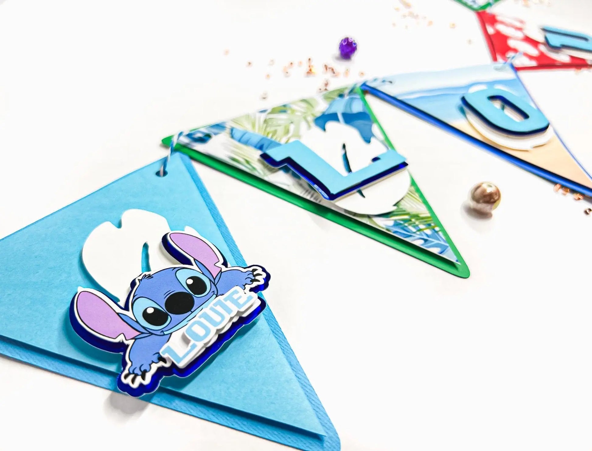 Stitch Happy Birthday Banner Stitch Theme Party Decorations Lilo and Stitch Theme Party Decor Birthday Banner Lilo and Stitch Banner Mi tienda