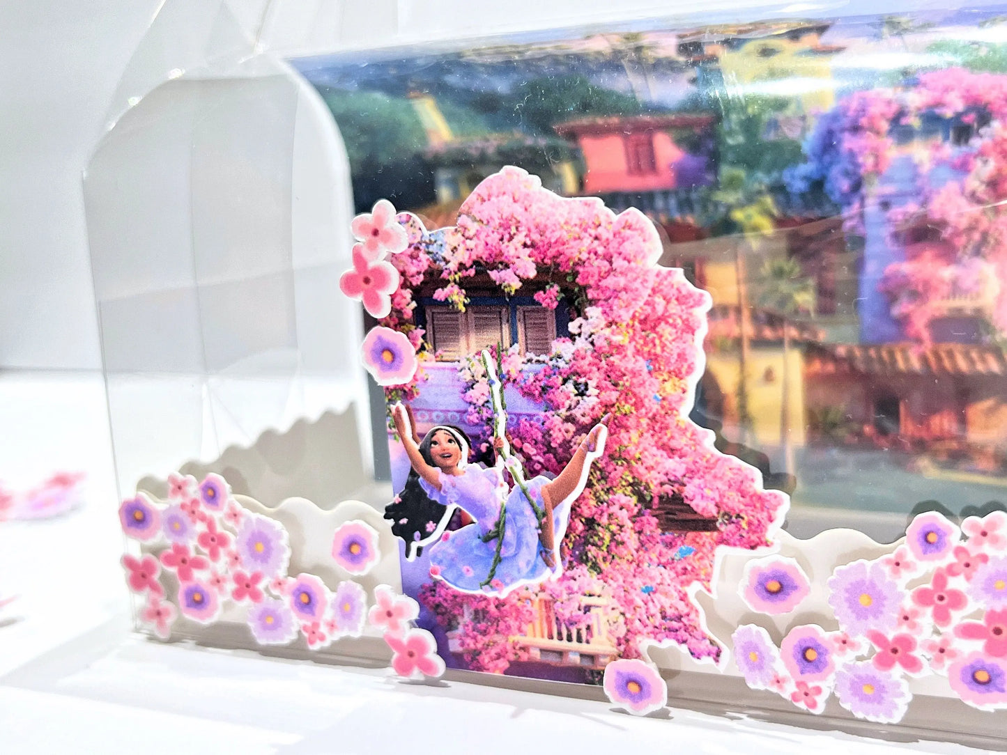 Encanto Favor Boxes – Isabella Birthday Party Decorations, Personalized Gable Box (Acetato) Mi tienda