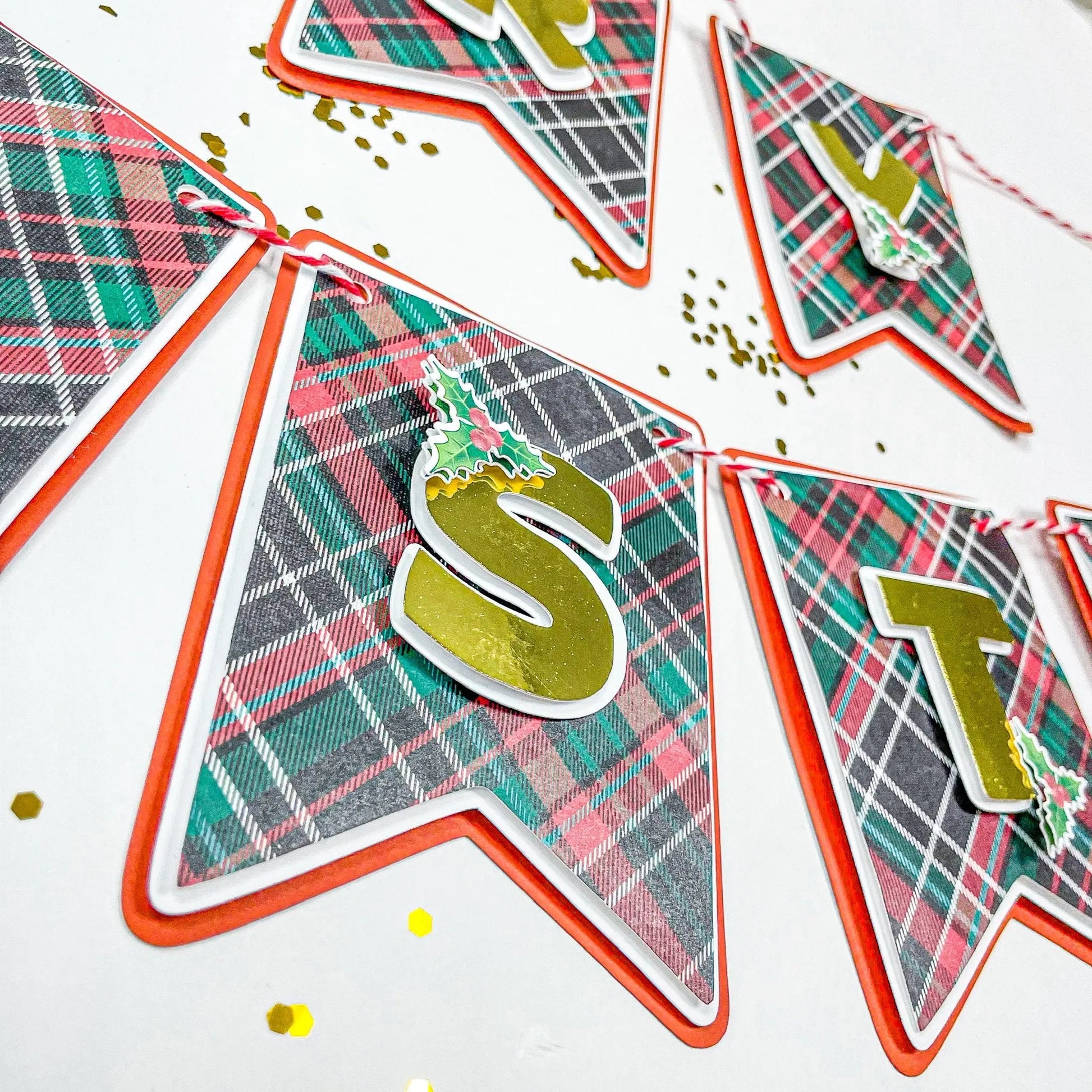Merry Christmas Banner Christmas Decorations Merry Christmas Fireplace Banner Holiday Banner Christmas Garland Christmas Mantle Banner Mi tienda