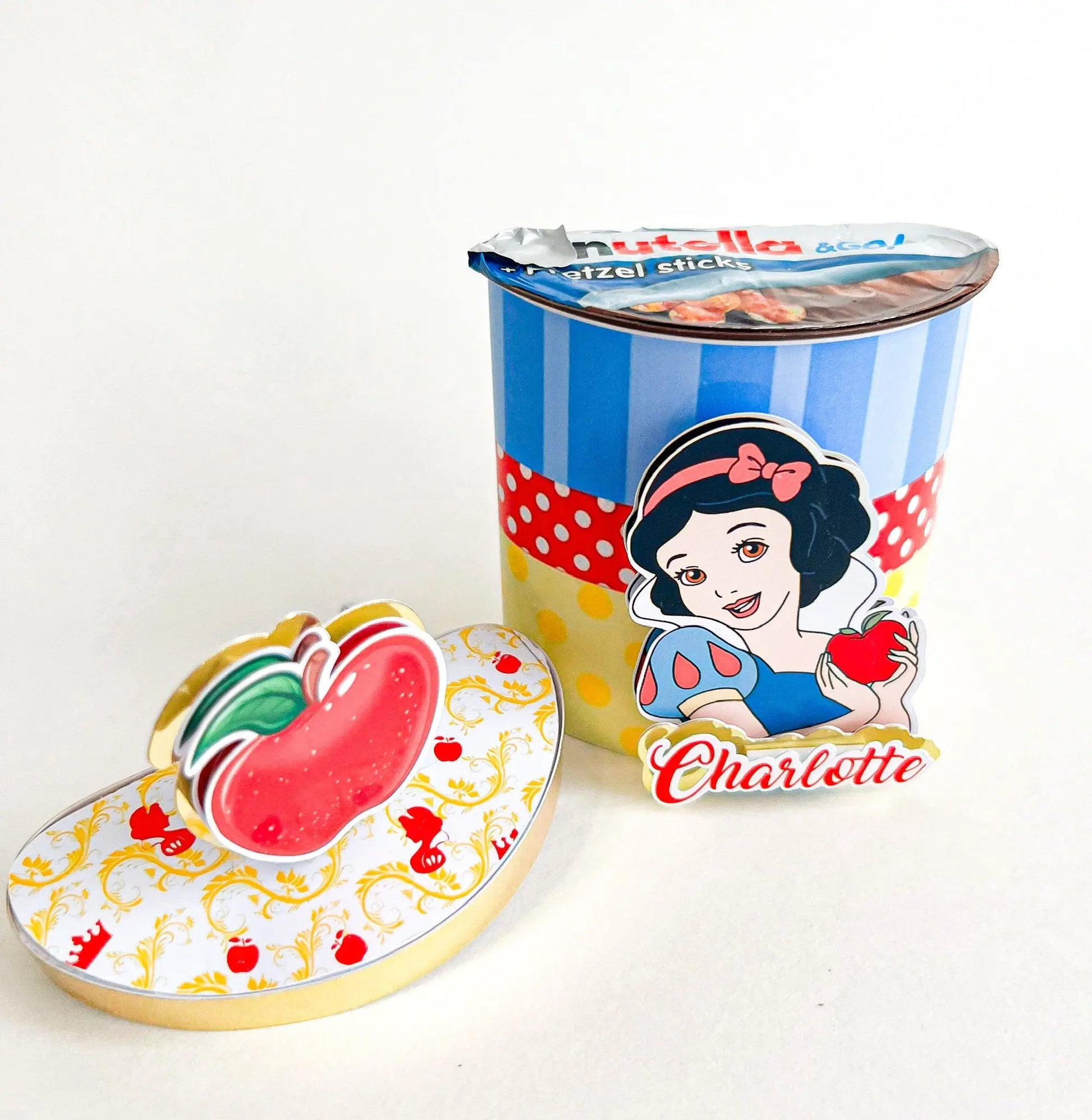 Snow White Party Favors, Snow White Party Decorations, Princess Party, Snow White Treats, Custom Party Favors, Snow White Nutella Go Mi tienda