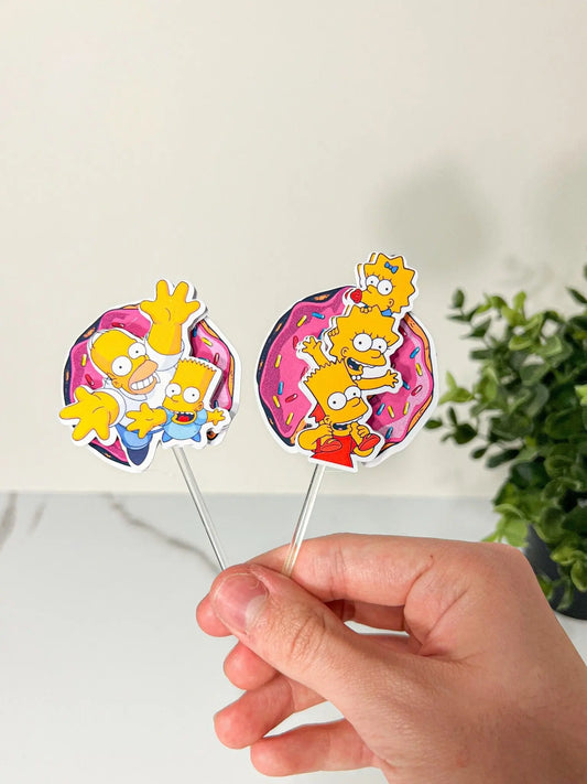 Simpsons Cupcake Toppers, The Simpsons Party Decorations, Simpsons Party, Simpsons Birthday Party Mi tienda