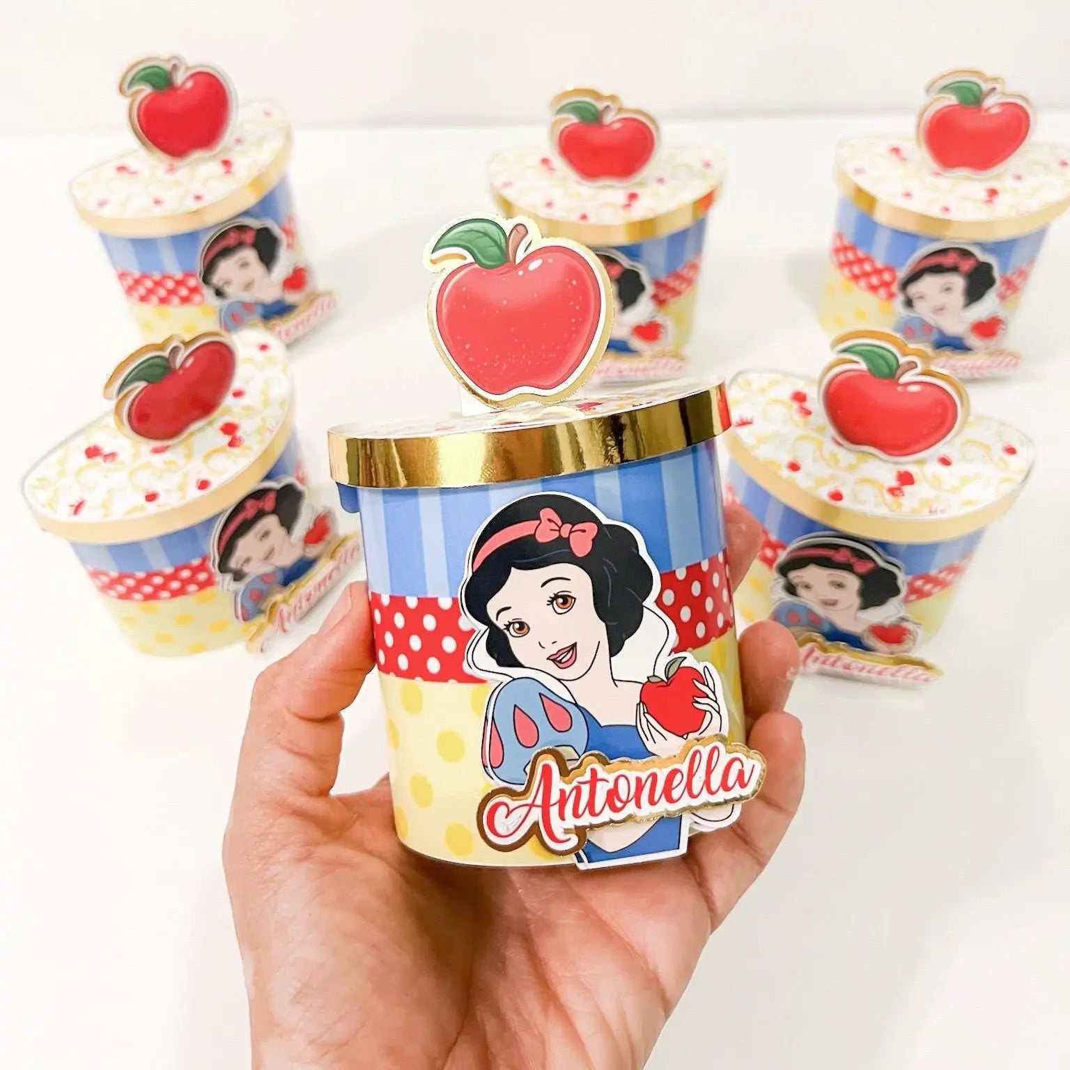 Snow White Party Favors, Snow White Party Decorations, Princess Party, Snow White Treats, Custom Party Favors, Snow White Nutella Go Mi tienda