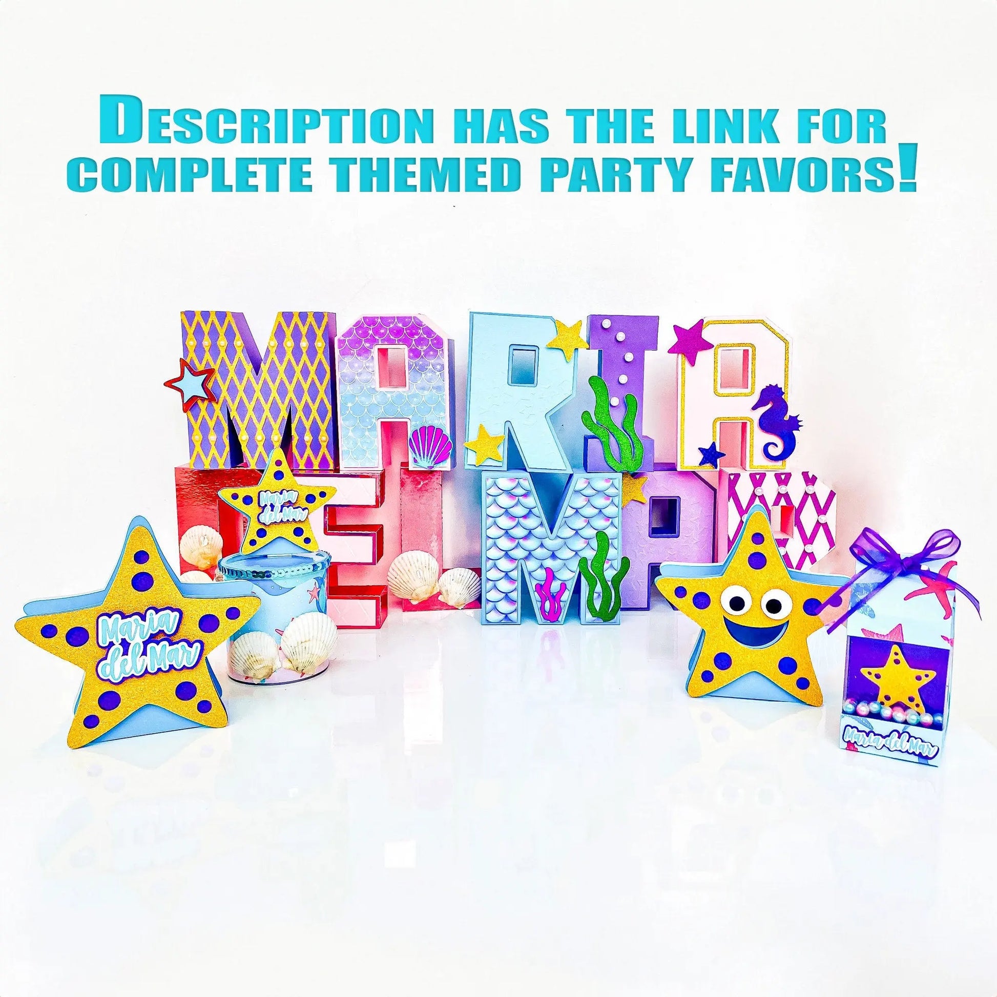 Seashell Chip Can Favors | Under the Sea Ocean Party Decor Mi tienda