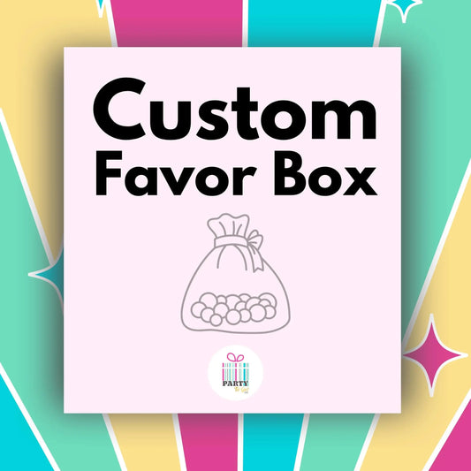 Personalized Favor Boxes – Custom Party Favors for Birthdays & Baby Showers Mi tienda