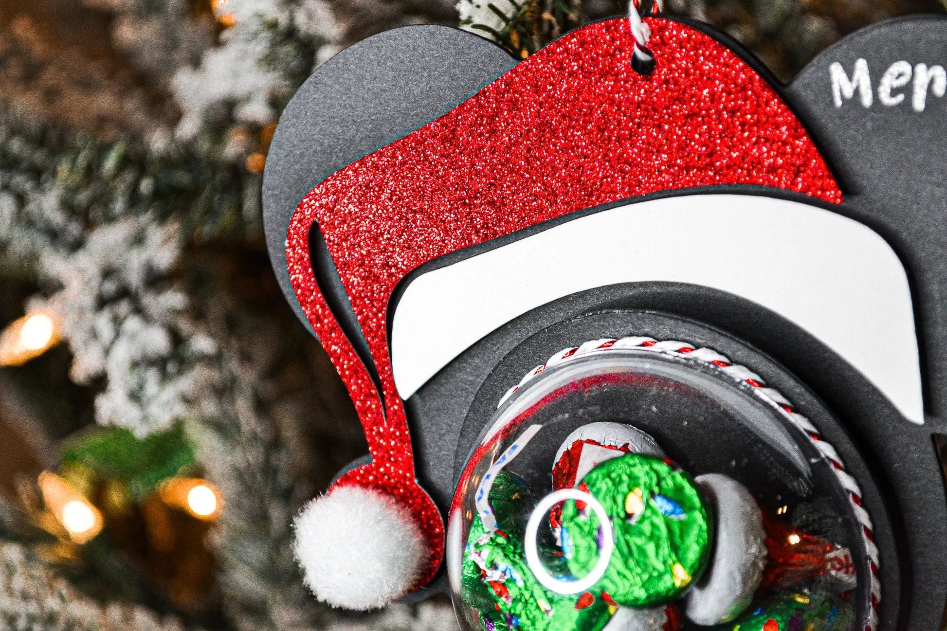 Mickey Mouse Christmas Ornament Candy Holder Christmas Gift for Kids Ornament Custom Minnie and Mickey Ornament Candy Gifts Mi tienda