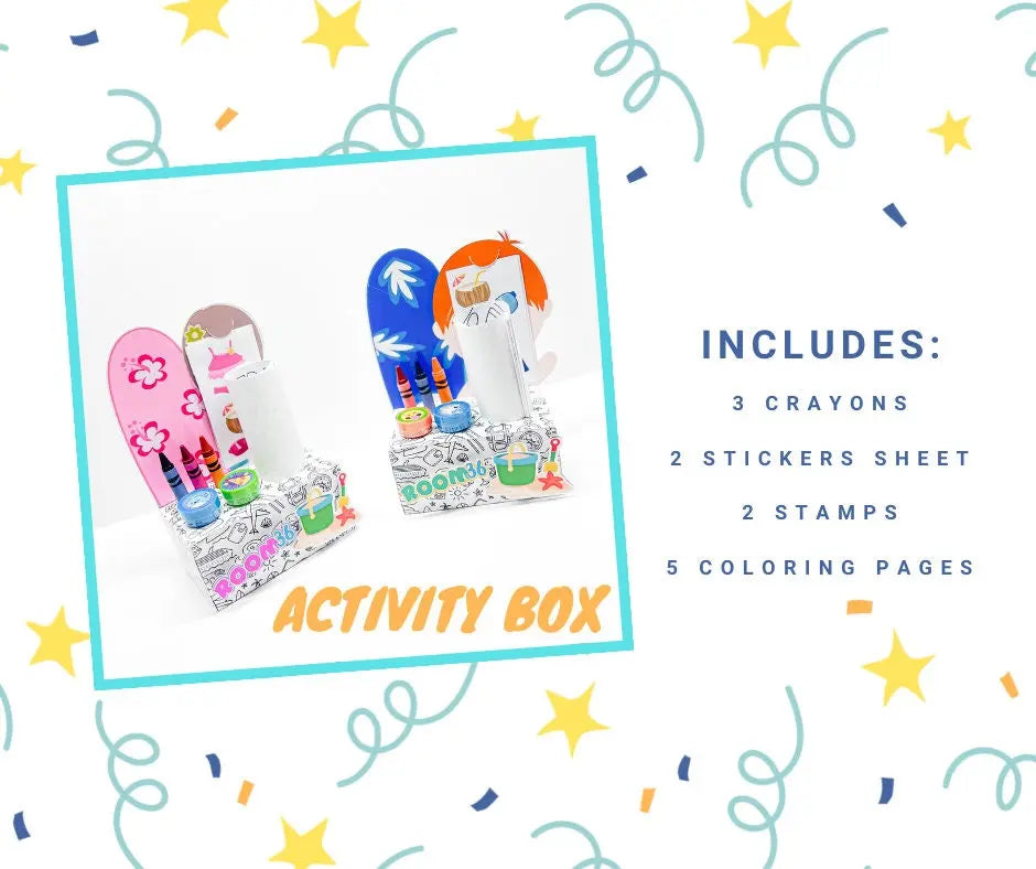 Summer Gift Box - Tropical Party Favors - Beach Party Goodie Box - Classroom Summer Gift - Luau Kids Party Favor - Pool Party Supplies Mi tienda