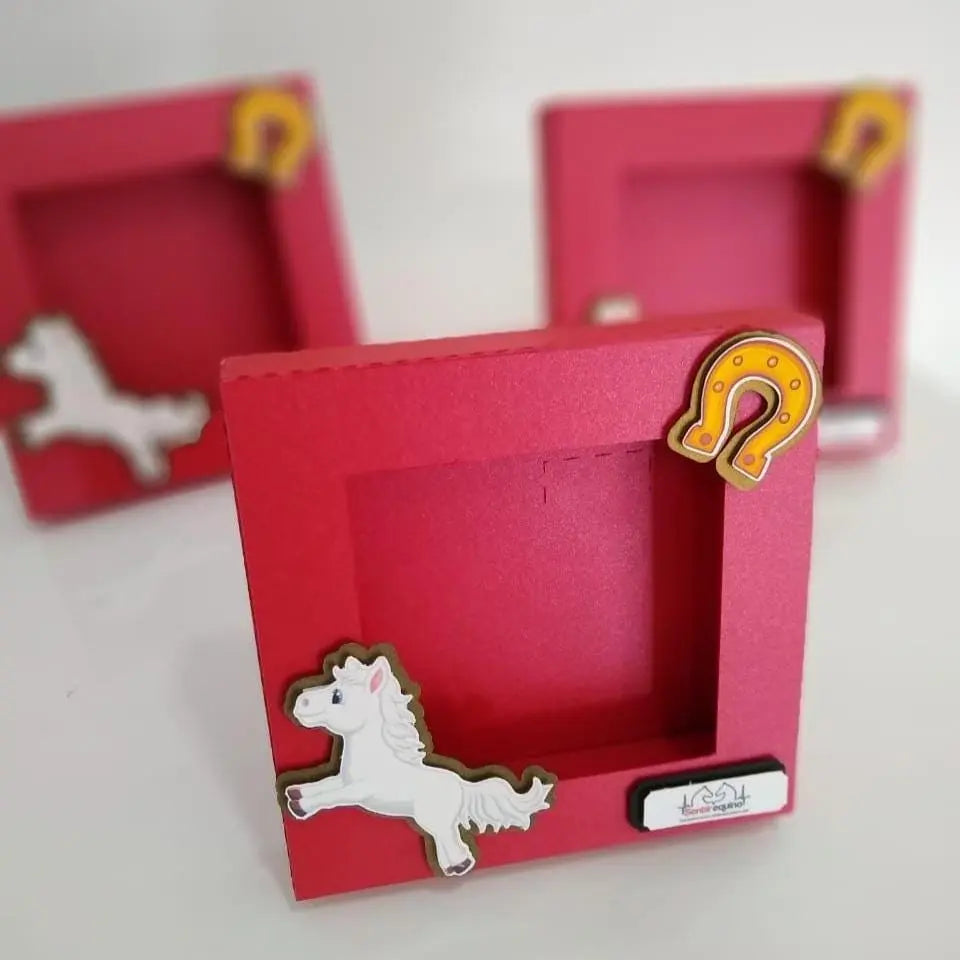 Personalized Horse Photo Frame | Farm Birthday Party Decoration Mi tienda