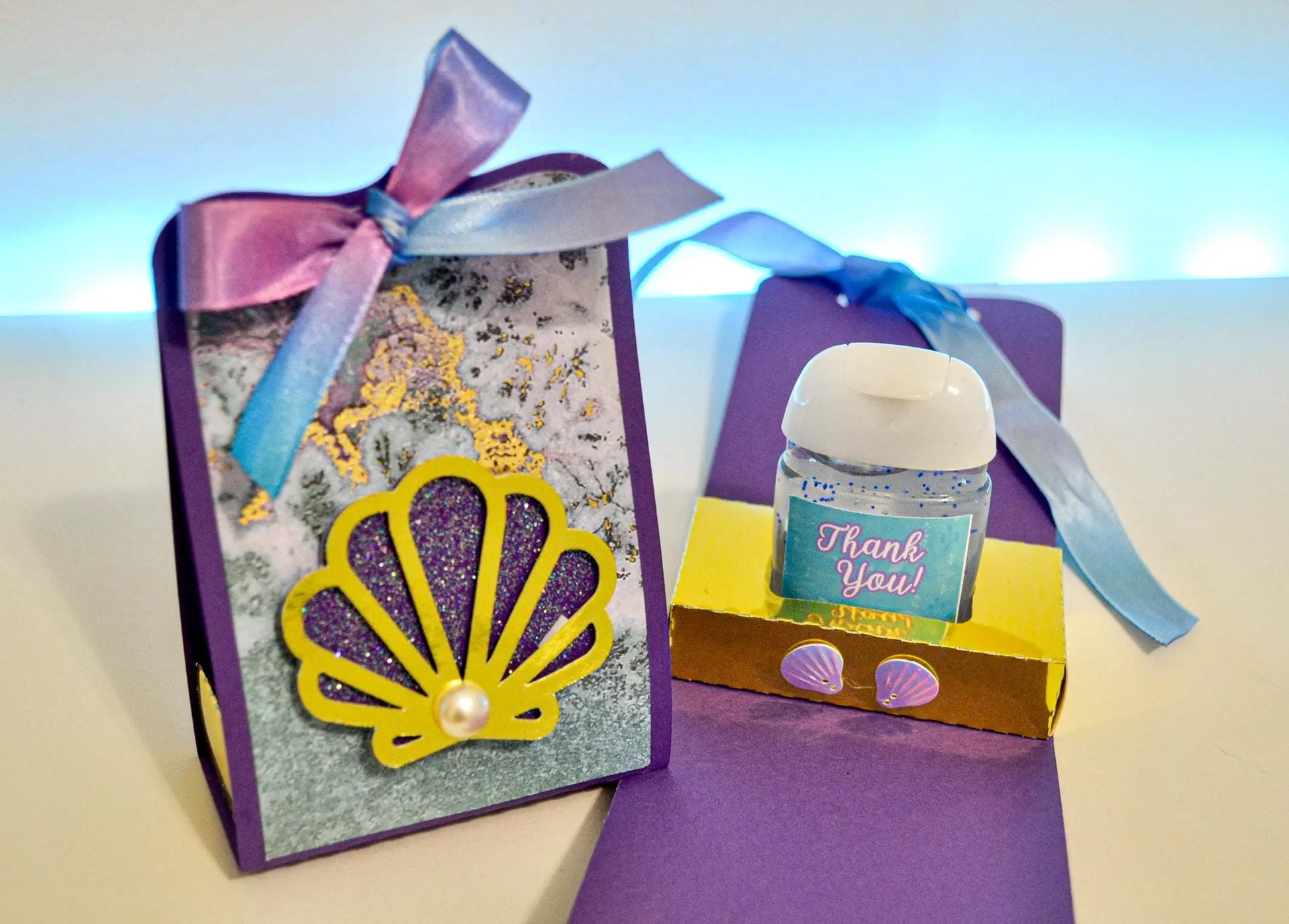 Under The Sea Sanitizer Favors | Mermaid Baby Shower Favors with Custom Label & Box, Nautical Party Favors, Beach Theme, Personalized Gift Mi tienda
