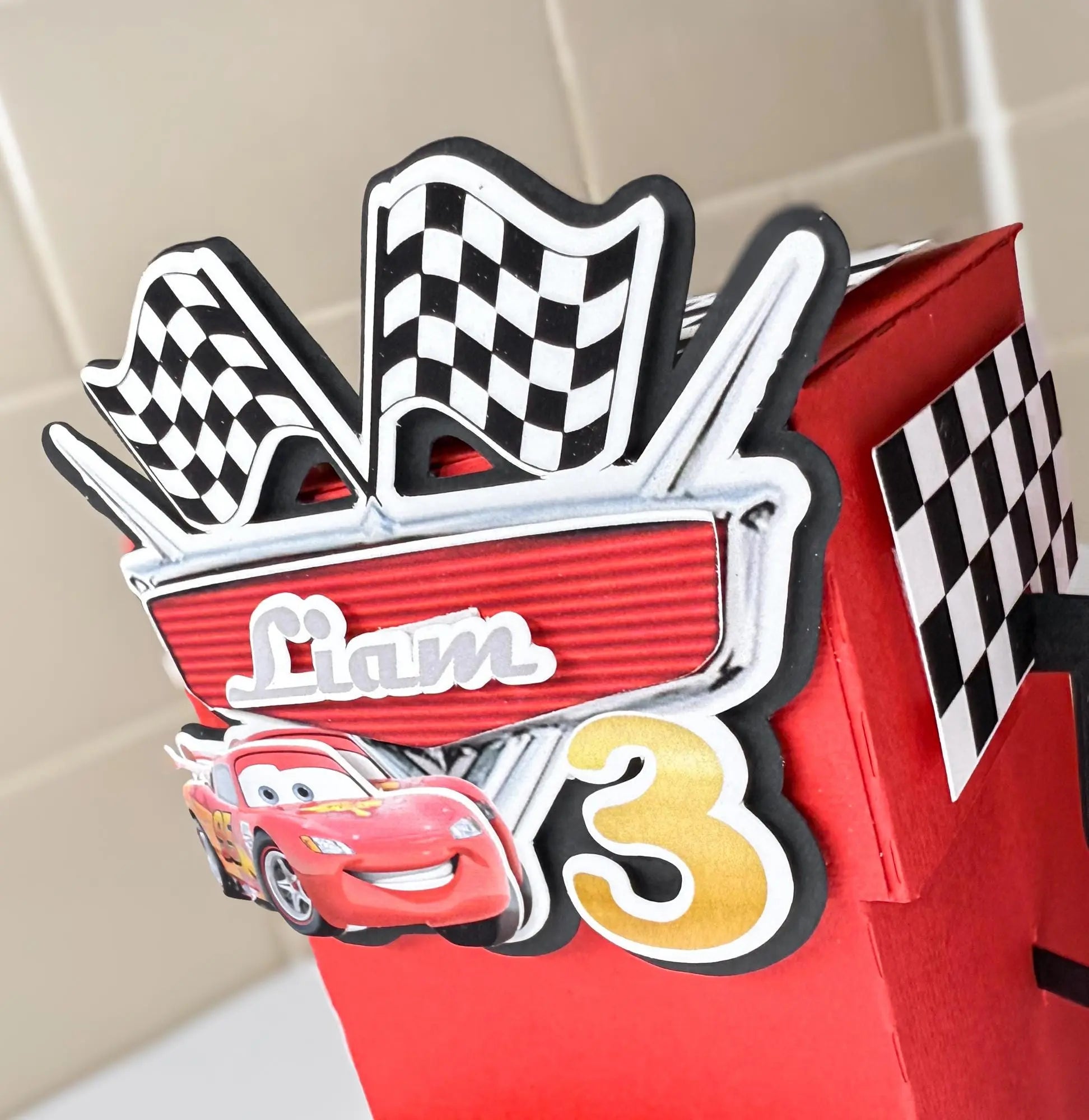 Race Car Favor Box – Custom Fuel Station Candy Box for Racing Theme Birthday Party, Race Car Party Decorations (Set of 6) Mi tienda