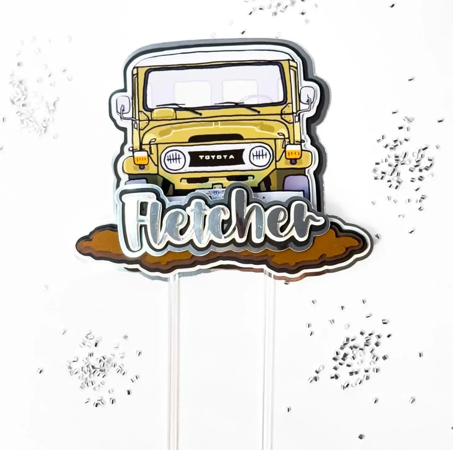 Off Road Cake Topper Jeep Party Decorations 4x4 Birthday Cake Topper Custom Vehicle Cake Topper Toyota Jeep Party Decor Fathers Day Mi tienda