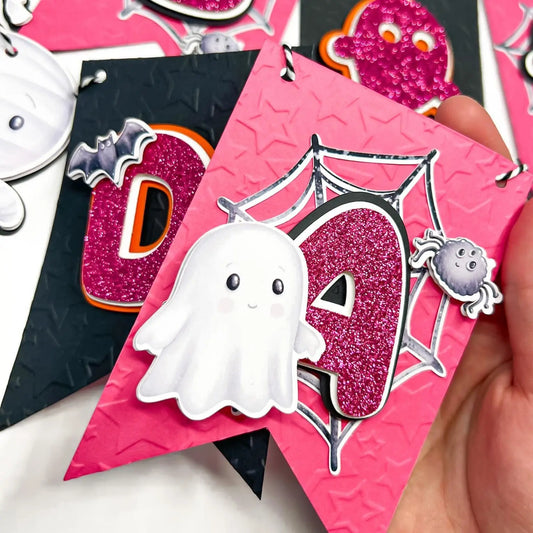 Pink Halloween Banner Ghost Party Decoration Happy Boo Day Banner Pink Ghost Party Girl Halloween Birthday Spooky Halloween Theme Party Mi tienda