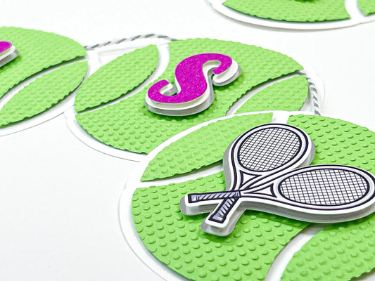 Tennis Birthday Banner, Tennis Party Decorations, Tennis Birthday Theme, Banner Flags Sports, Tennis Ball,Sports Happy Birthday Banner Mi tienda