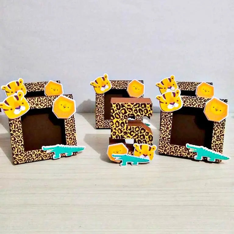 Zoo Animal Photo Frame Favor | Jungle Safari Keepsake for Kids Mi tienda