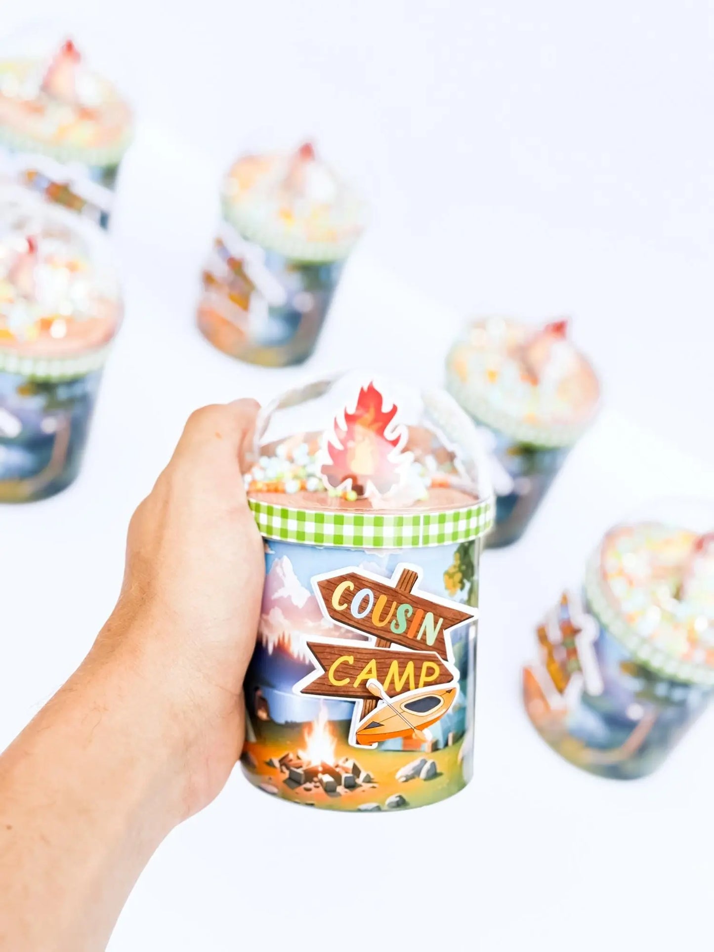 Camping Birthday Party Favors – Personalized Pringles Snacks, Campfire Theme Birthday Supplies, Outdoor Party Decor Mi tienda