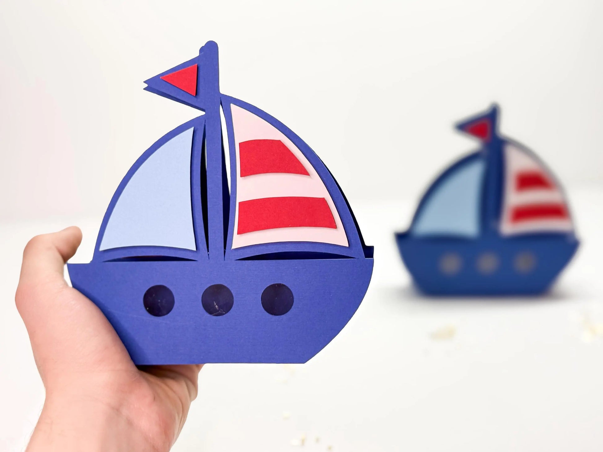 Personalized Nautical Candy Box - Sailboat Party Favor - Anchor Baby Shower Gift - Ahoy It’s a Boy Decoration - Nautical Party Favor Mi tienda
