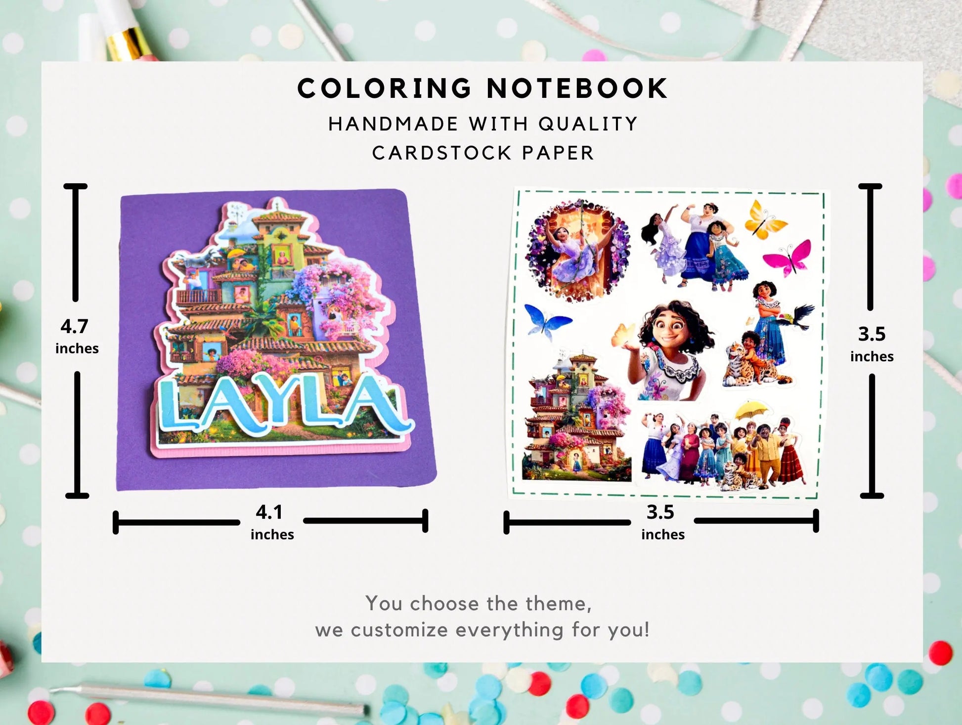 Halloween Coloring Book Party Favor – Personalized Kids Activity Pack with Crayons & Stickers | Orange or Purple Gift Mi tienda