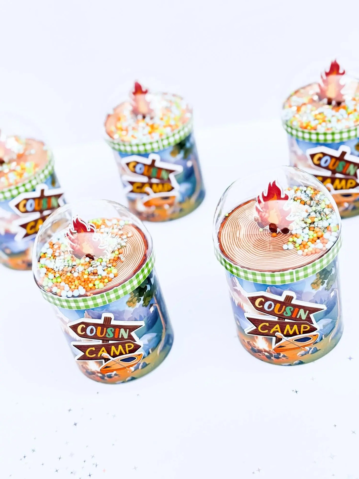Camping Birthday Party Favors – Personalized Pringles Snacks, Campfire Theme Birthday Supplies, Outdoor Party Decor Mi tienda