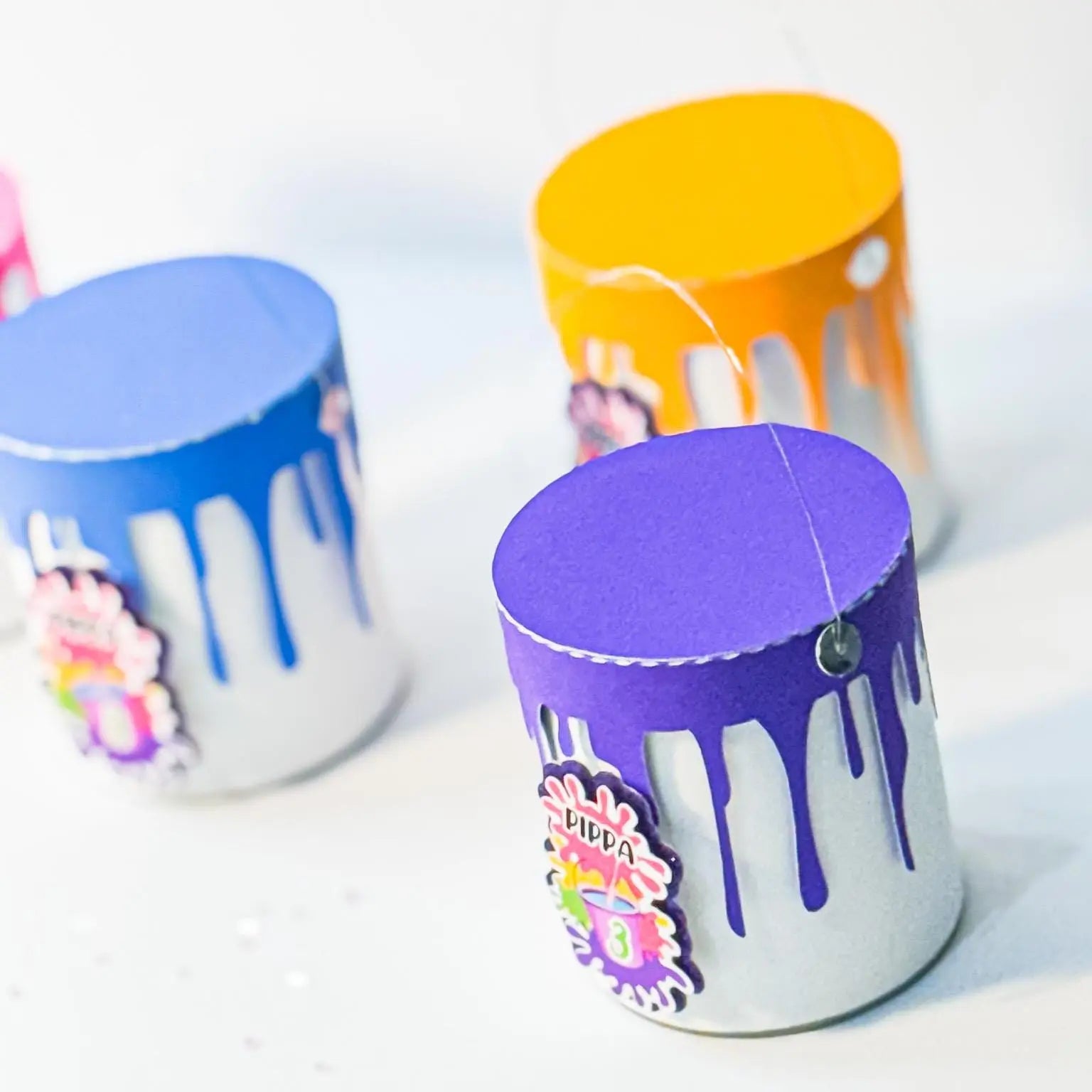 Paint Party Favors Art Birthday Party Art Party Favor Art Party Decorations Painting Party Kids Party Favor Paint Chips Can Mi tienda