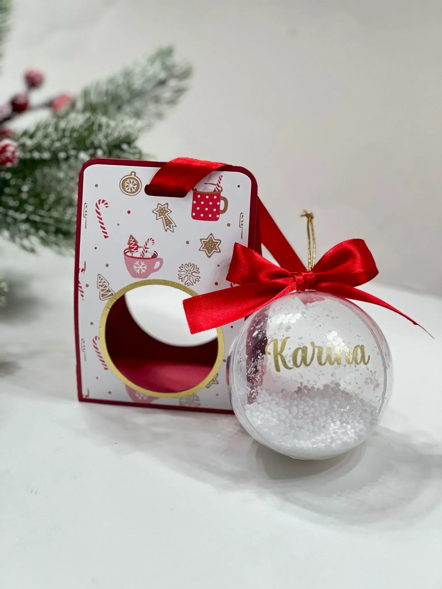 Personalized Christmas Ornaments, Christmas Party Decorations, Holiday Decorations, Gift-Worthy Christmas Tree Ornaments Mi tienda