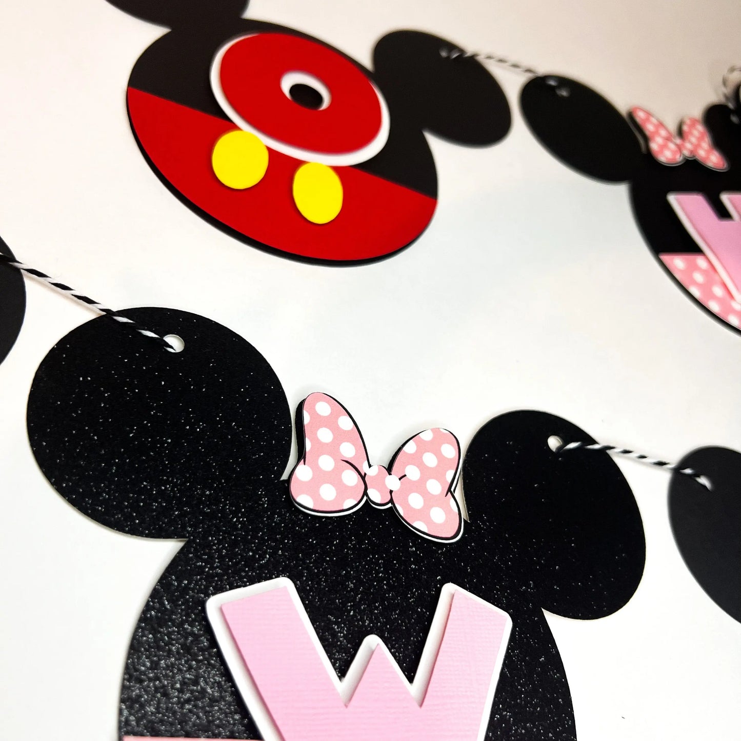 Oh Twodles Birthday Banner – Mickey Mouse 2nd Birthday Party Decoration for Boys or Girls Mi tienda