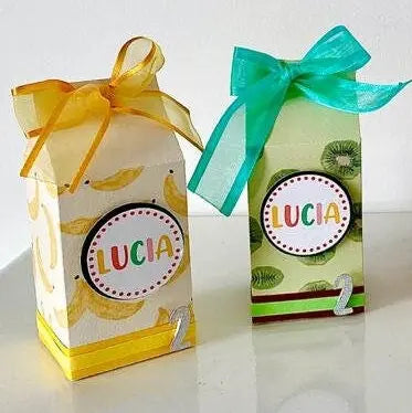 Twotti Frutti Party Favor Boxes - Fruit Birthday Favors - Tutti Frutti 2nd Birthday Decorations - Summer Fruit Party Supplies Mi tienda