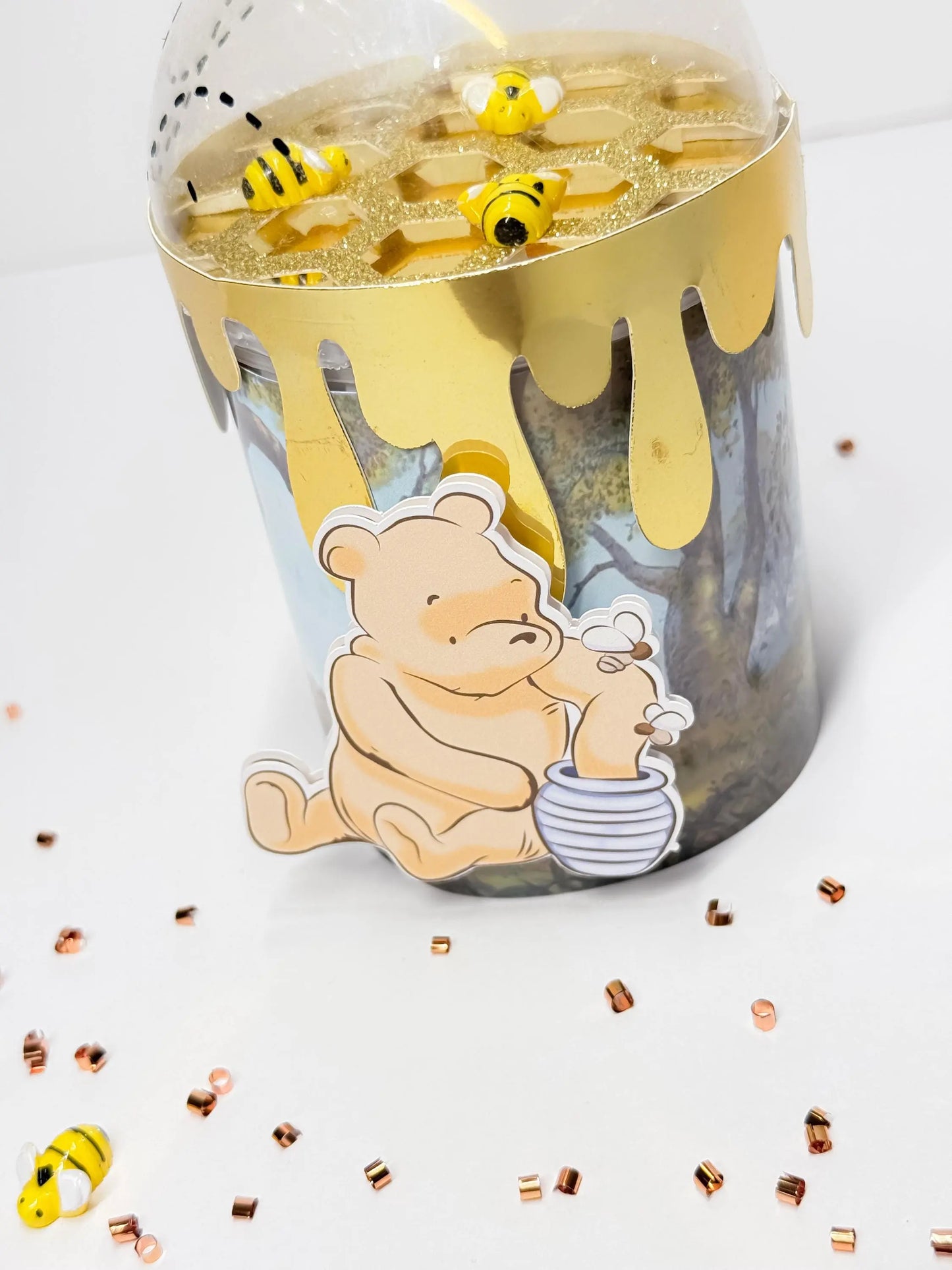 Winnie the Pooh Party Favors: Honey Pot Pringles Cans Mi tienda