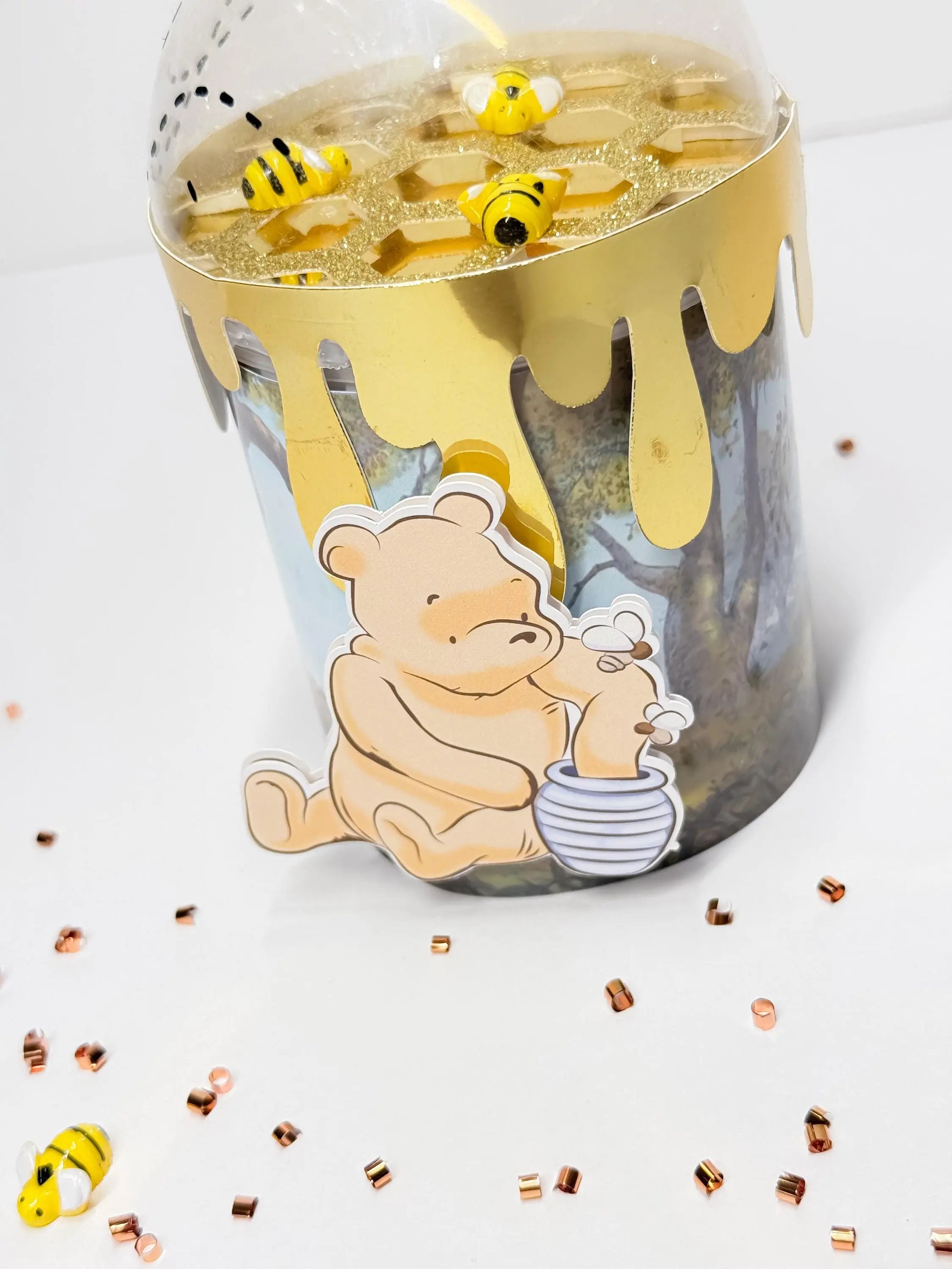 Winnie the Pooh Party Favors: Honey Pot Pringles Cans Mi tienda