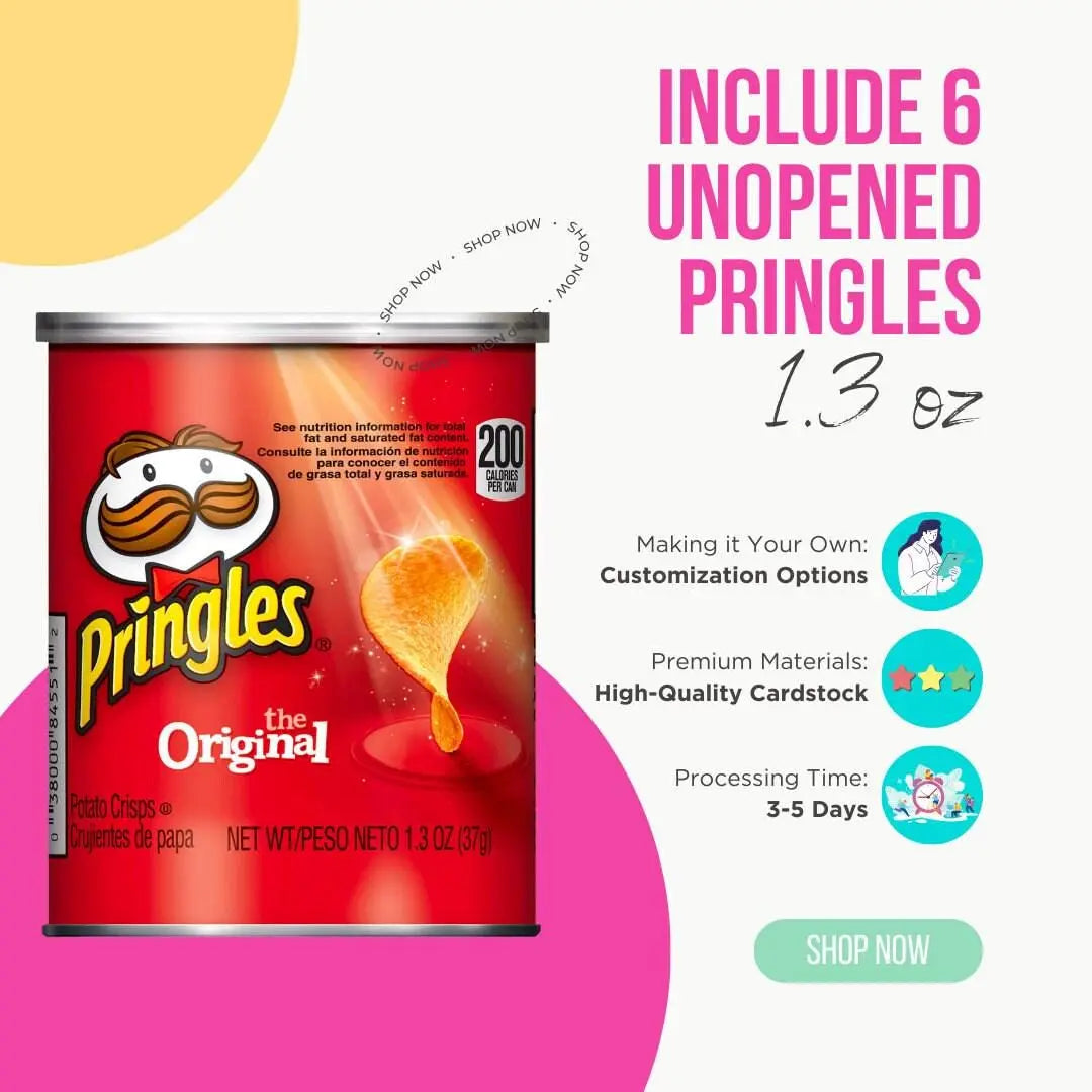 Mickey Mouse Party Favors: “Oh Twodles” Custom 1.3oz Pringles Can, Red Birthday Decor Mi tienda