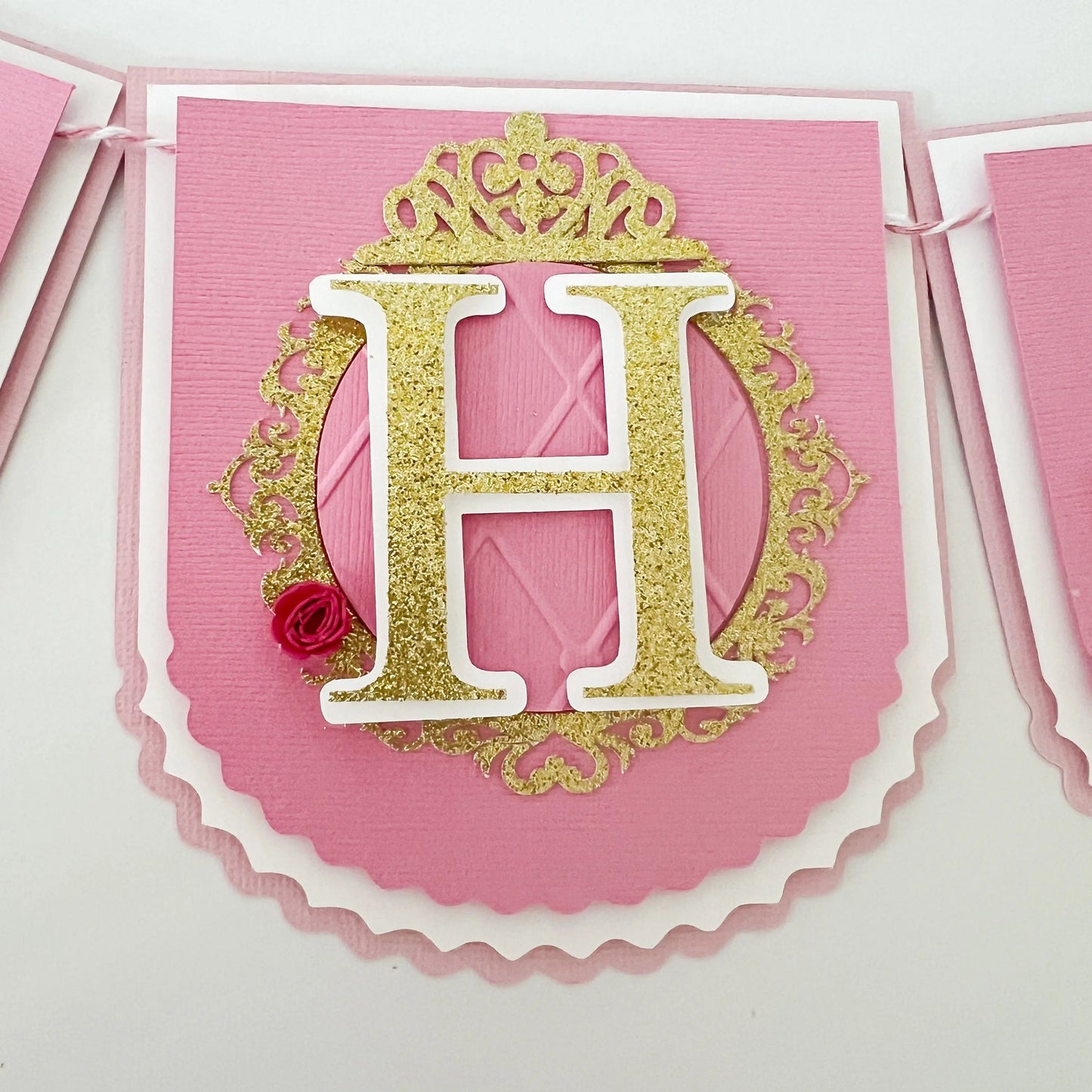 Princess Happy Birthday Banner Sleeping Beauty Party Decorations Aurora Birthday Banner Disney Princess Aurora  Pink and Gold Theme Party Mi tienda