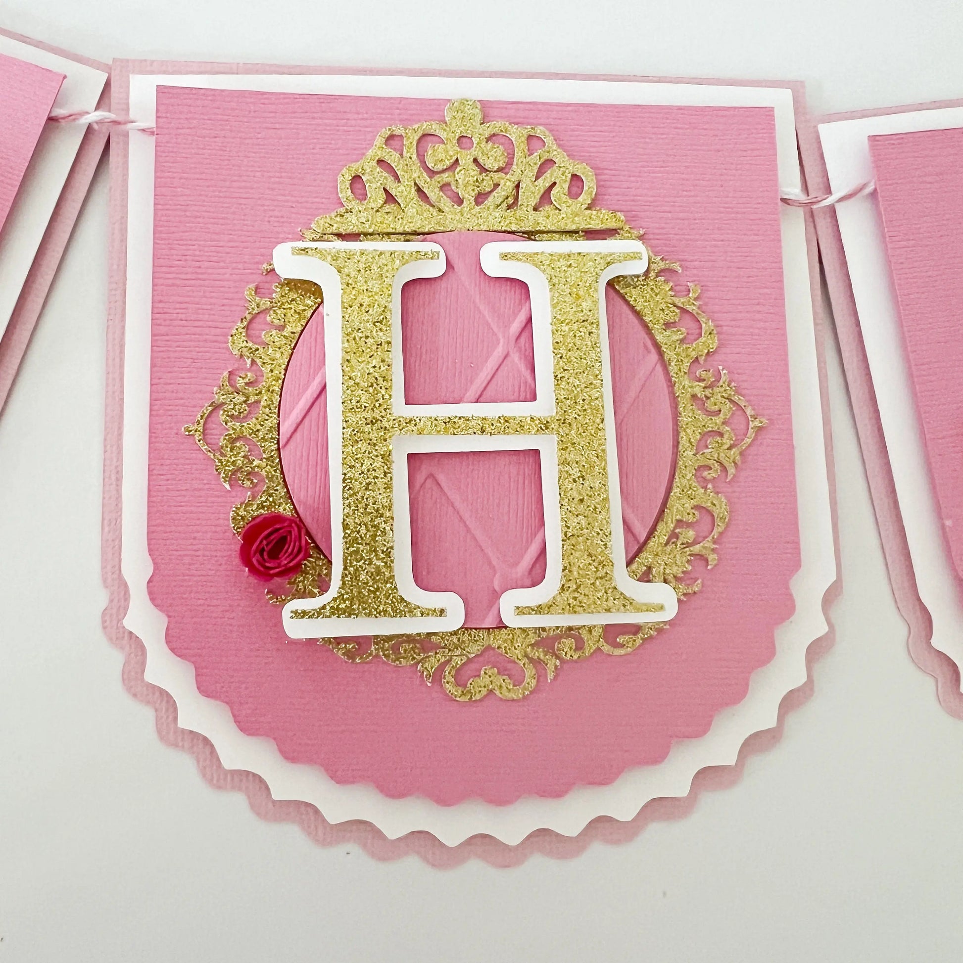 Princess Happy Birthday Banner Sleeping Beauty Party Decorations Aurora Birthday Banner Disney Princess Aurora  Pink and Gold Theme Party Mi tienda