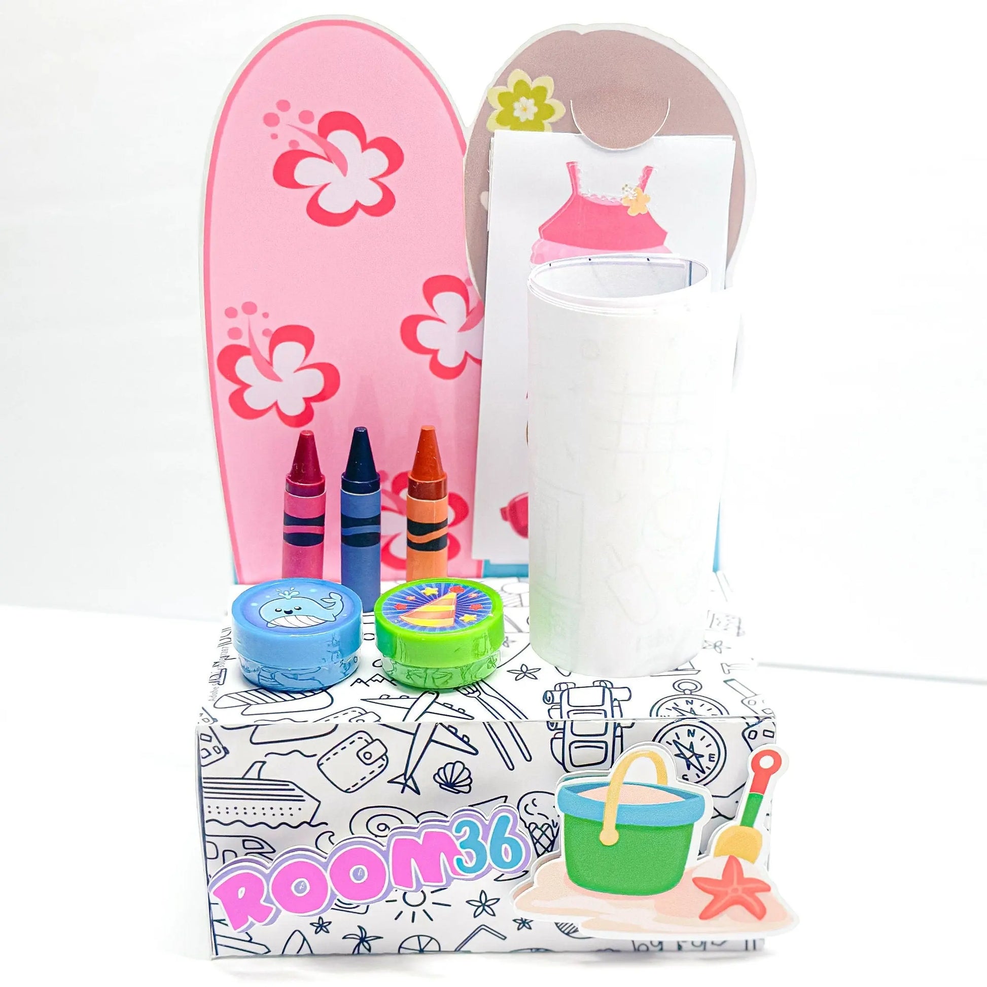 Summer Gift Box - Tropical Party Favors - Beach Party Goodie Box - Classroom Summer Gift - Luau Kids Party Favor - Pool Party Supplies Mi tienda