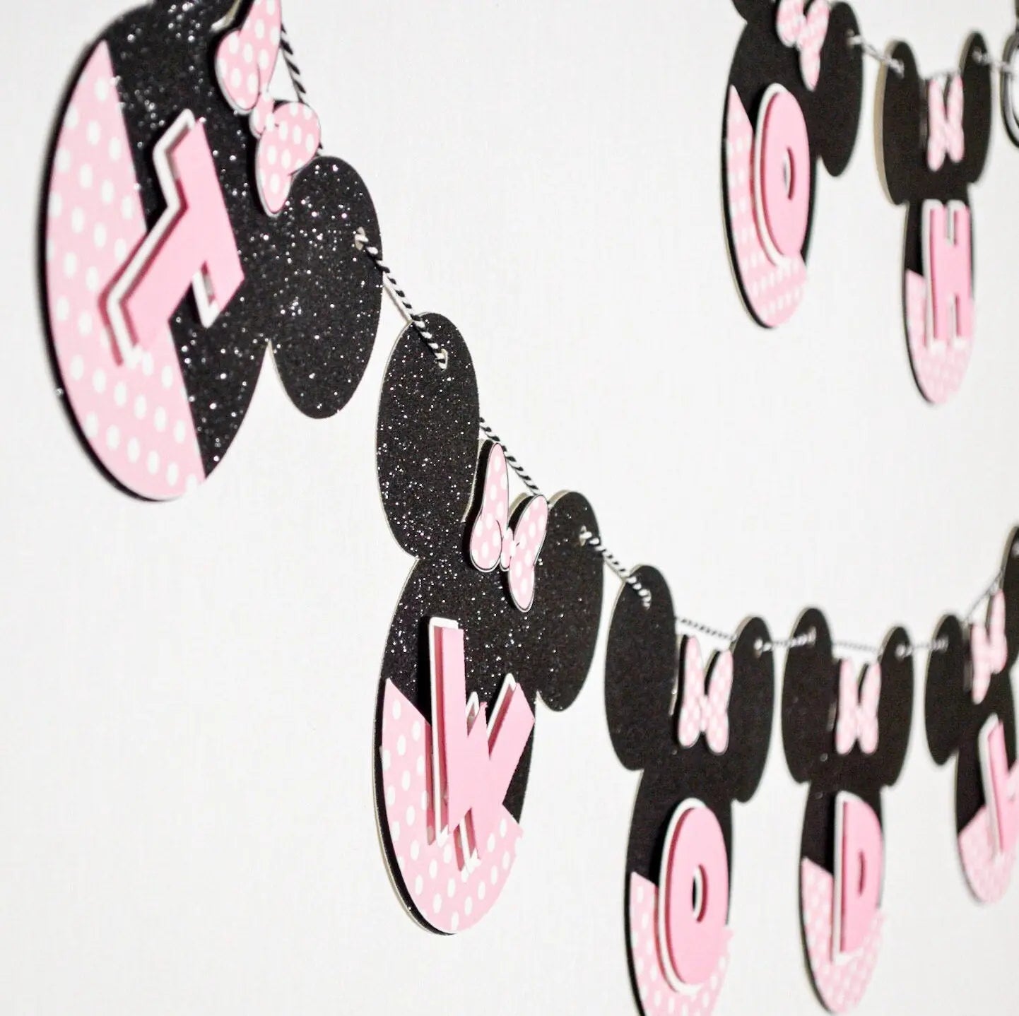 Oh Twodles Birthday Banner – Minnie Mouse 2nd Birthday Party Decor Mi tienda