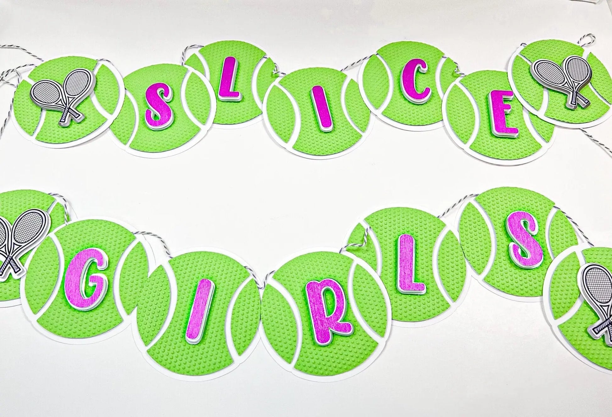 Tennis Birthday Banner, Tennis Party Decorations, Tennis Birthday Theme, Banner Flags Sports, Tennis Ball,Sports Happy Birthday Banner Mi tienda