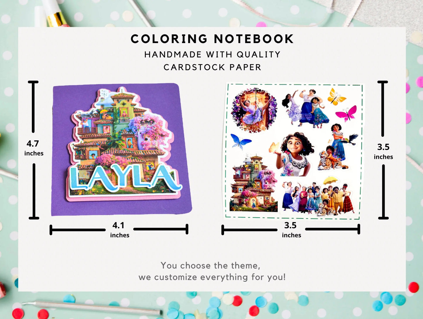Purple Halloween Coloring Book Party Favor – Personalized Kids Activity Pack with Crayons & Stickers | Girls Halloween Gift Mi tienda