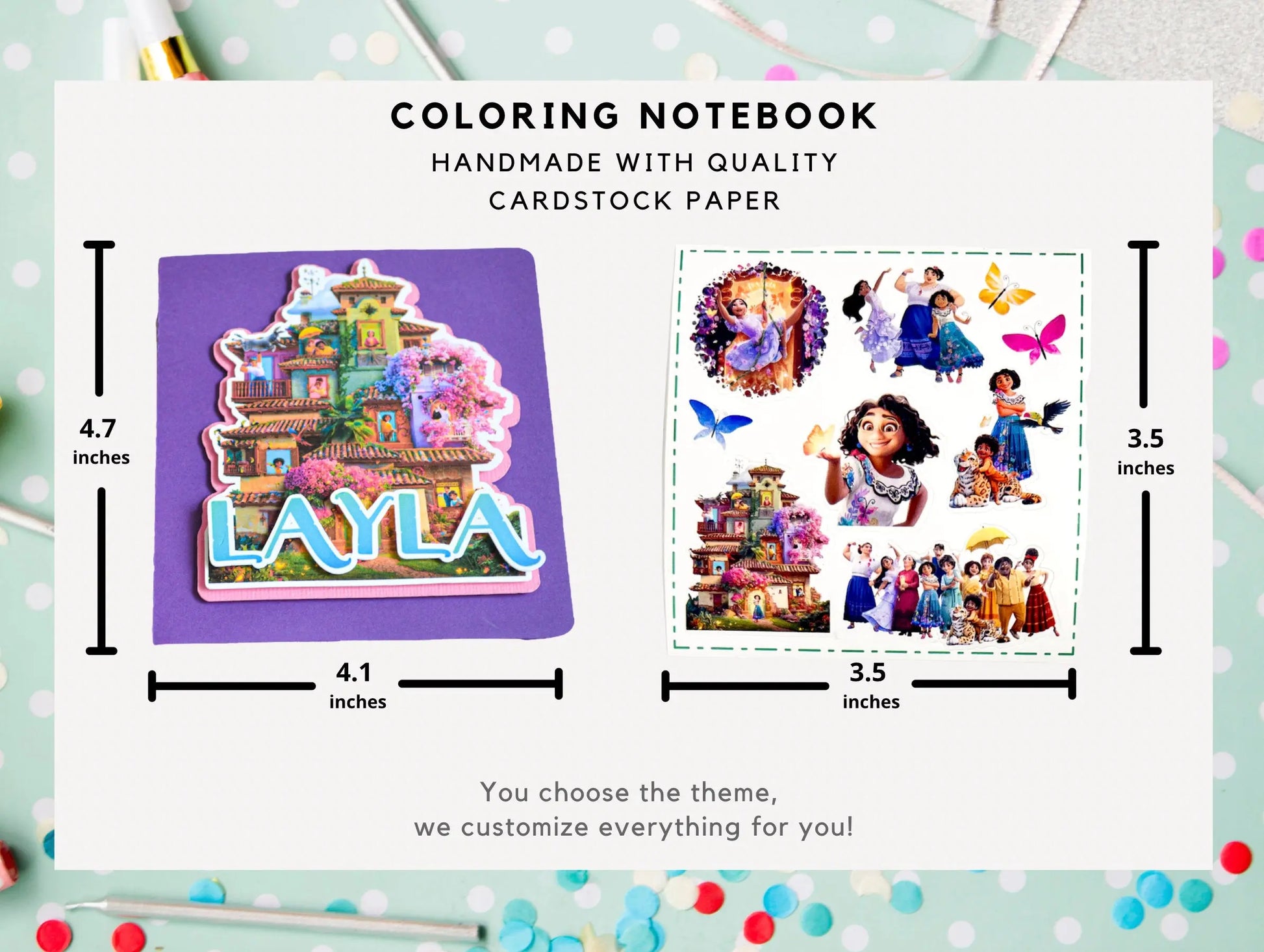 Purple Halloween Coloring Book Party Favor – Personalized Kids Activity Pack with Crayons & Stickers | Girls Halloween Gift Mi tienda