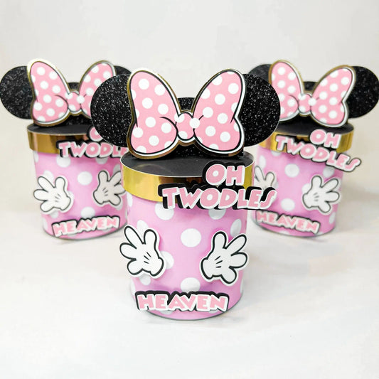 Minnie Mouse Party Favors, Oh Twoddles Party Decoration, Oh Twodles Birthday, Girl Birthday Party, Oh Twodles Chips Can, 2nd Birthday Mi tienda