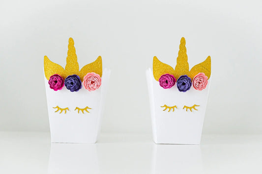 Unicorn Popcorn Boxes – Mini Unicorn Treat Boxes, Unicorn Party Favors, Birthday Favor Boxes, Unicorn Theme Party Decor Mi tienda