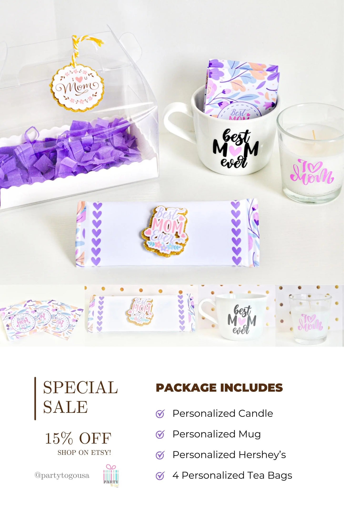 Mother’s Day Gift Basket - Personalized Gift Box for Mom, Spa Gift, Self Care Gift for Mom, Relaxation Gift for Her, Daughter to Mother Gift Mi tienda