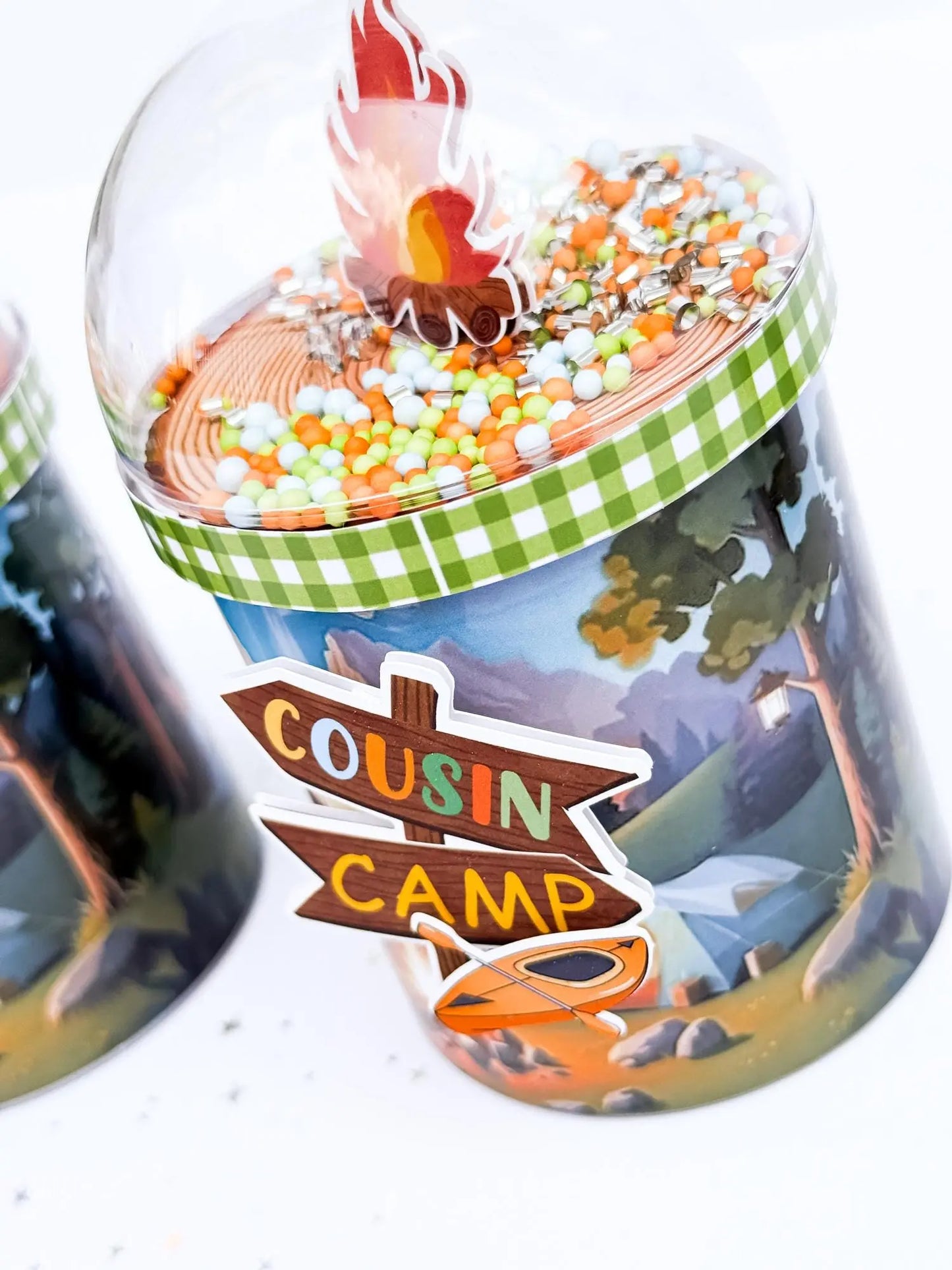Camping Birthday Party Favors – Personalized Pringles Snacks, Campfire Theme Birthday Supplies, Outdoor Party Decor Mi tienda