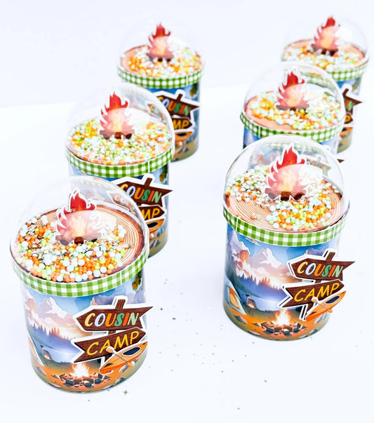 Camping Birthday Party Favors – Personalized Pringles Snacks, Campfire Theme Birthday Supplies, Outdoor Party Decor Mi tienda