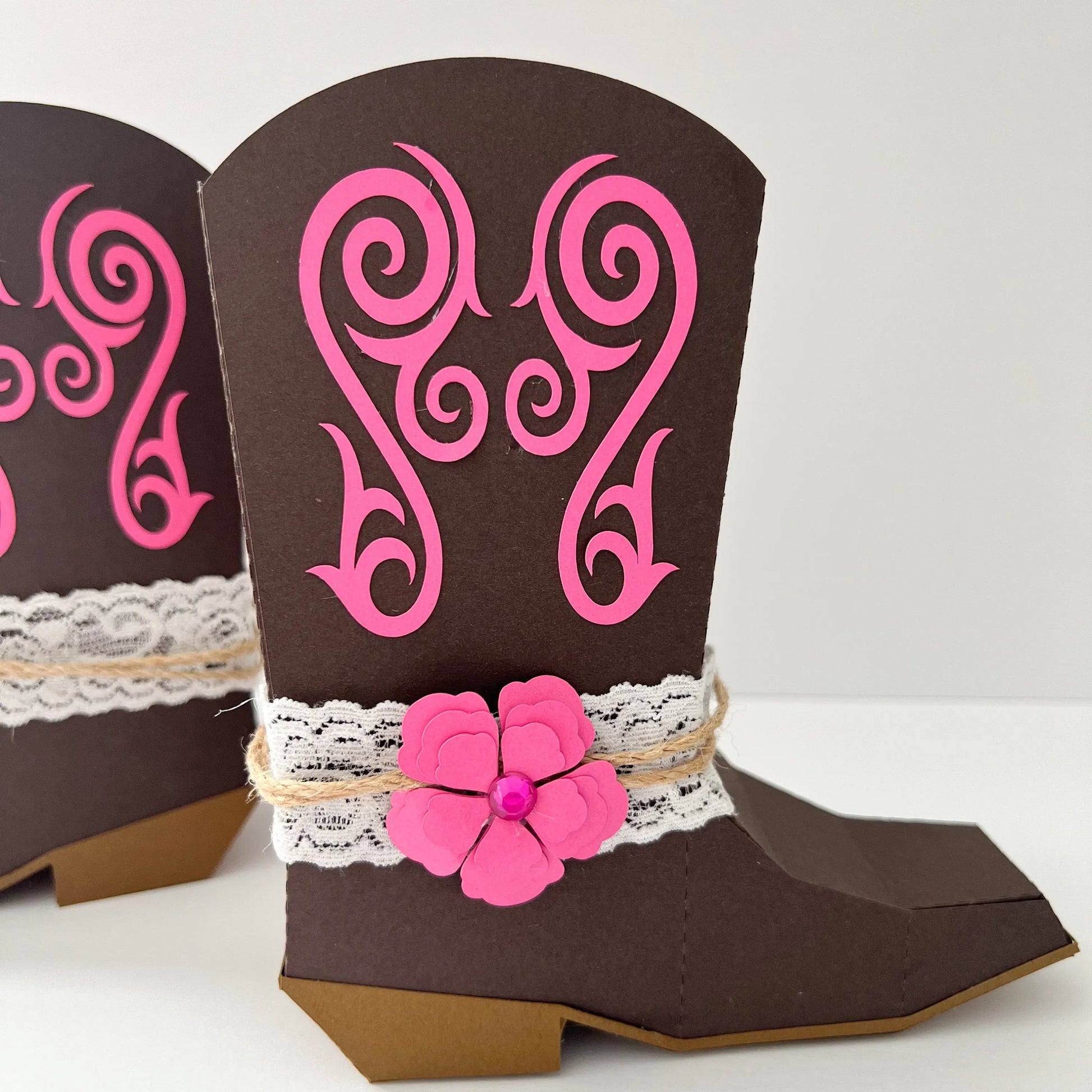 Cowgirl Boots Favor Box Cowgirl Party Decorations Cowgirl Bachelorette Last Rodeo Bachelorette Party Favors Cowgirl Birthday Mi tienda