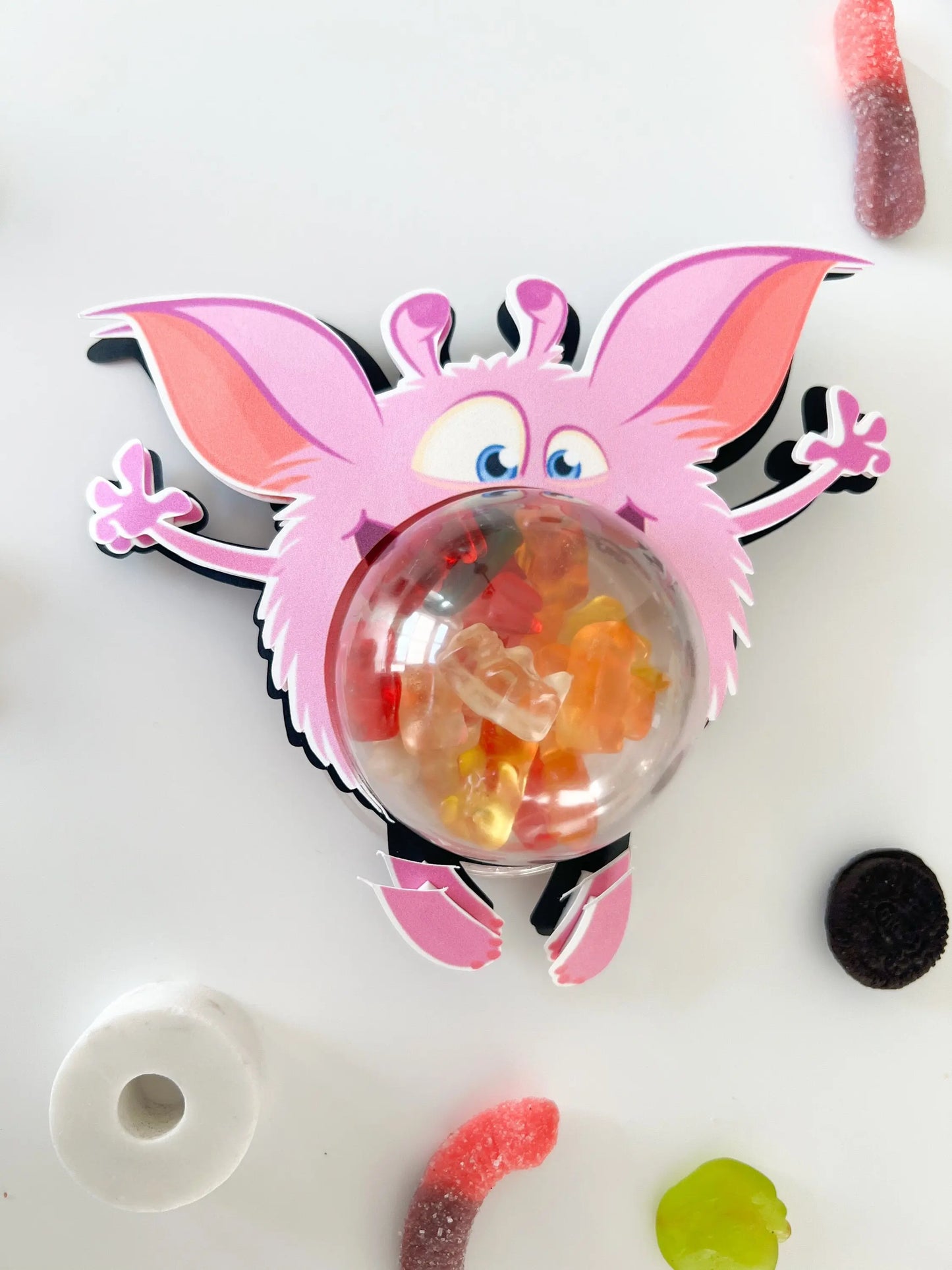 Cute Little Monsters Halloween Candy Holder – Trick or Treat Box for Kids – Spooky Party Favor and Ornament Gift Mi tienda