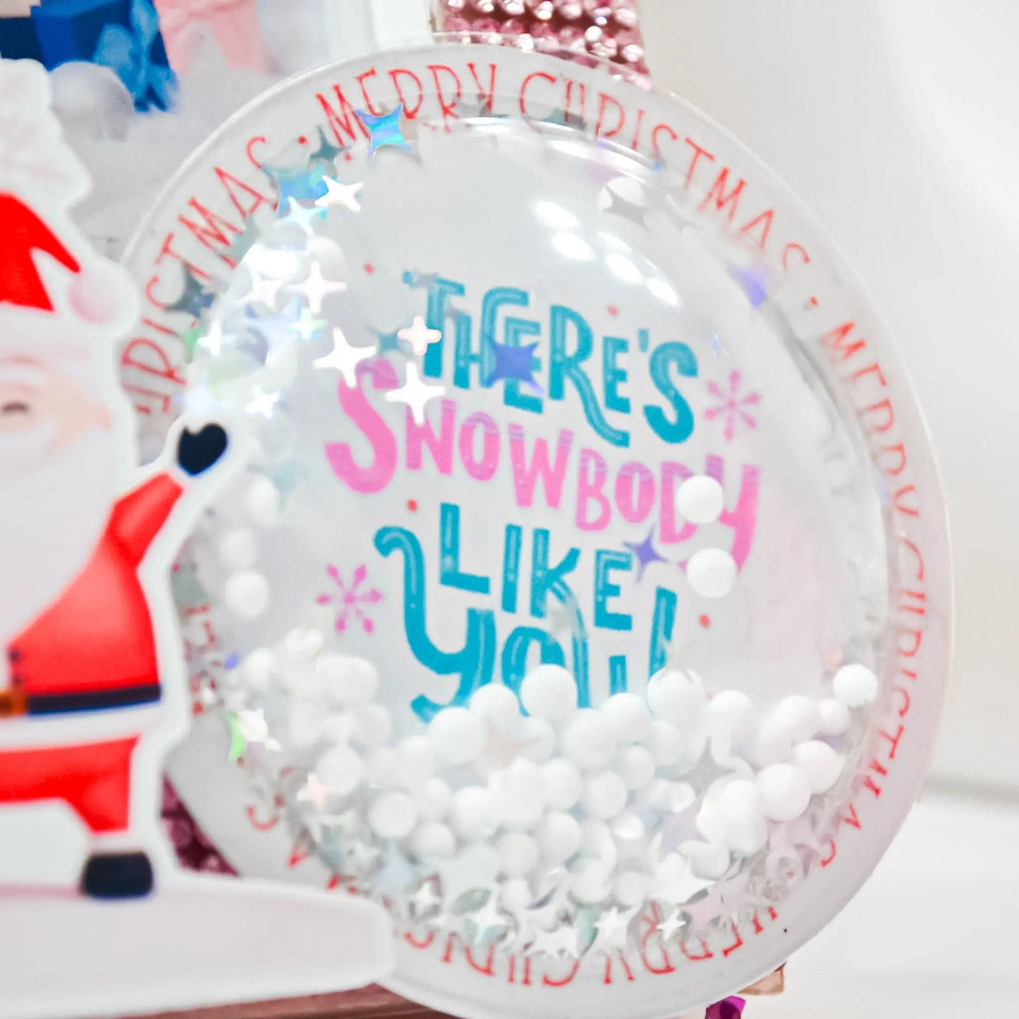 Personalized Pink Christmas Picture Frame 5x7 | Holiday Photo Gift Mi tienda