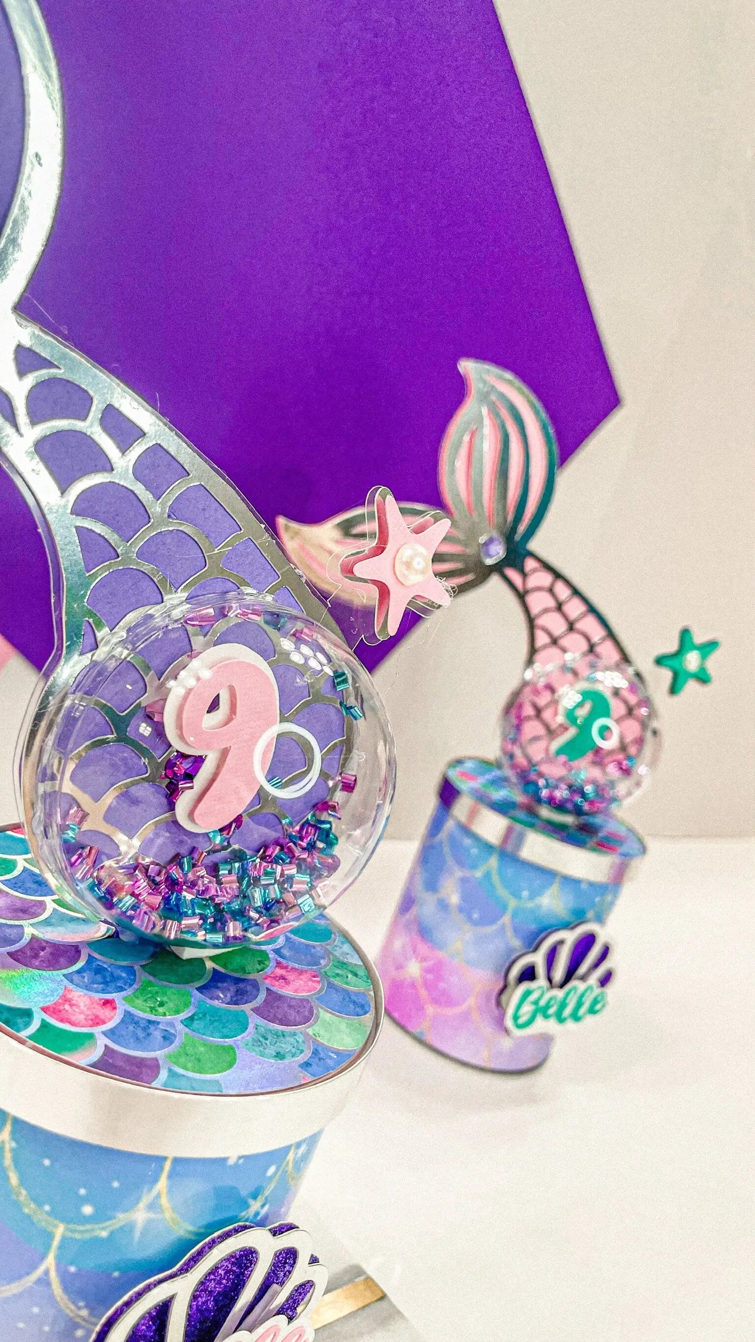 Mermaid Party Favor, Mermaid Party Decorations, Mermaid Birthday, Mermaid Tail, Mermaid Chips Can Mi tienda