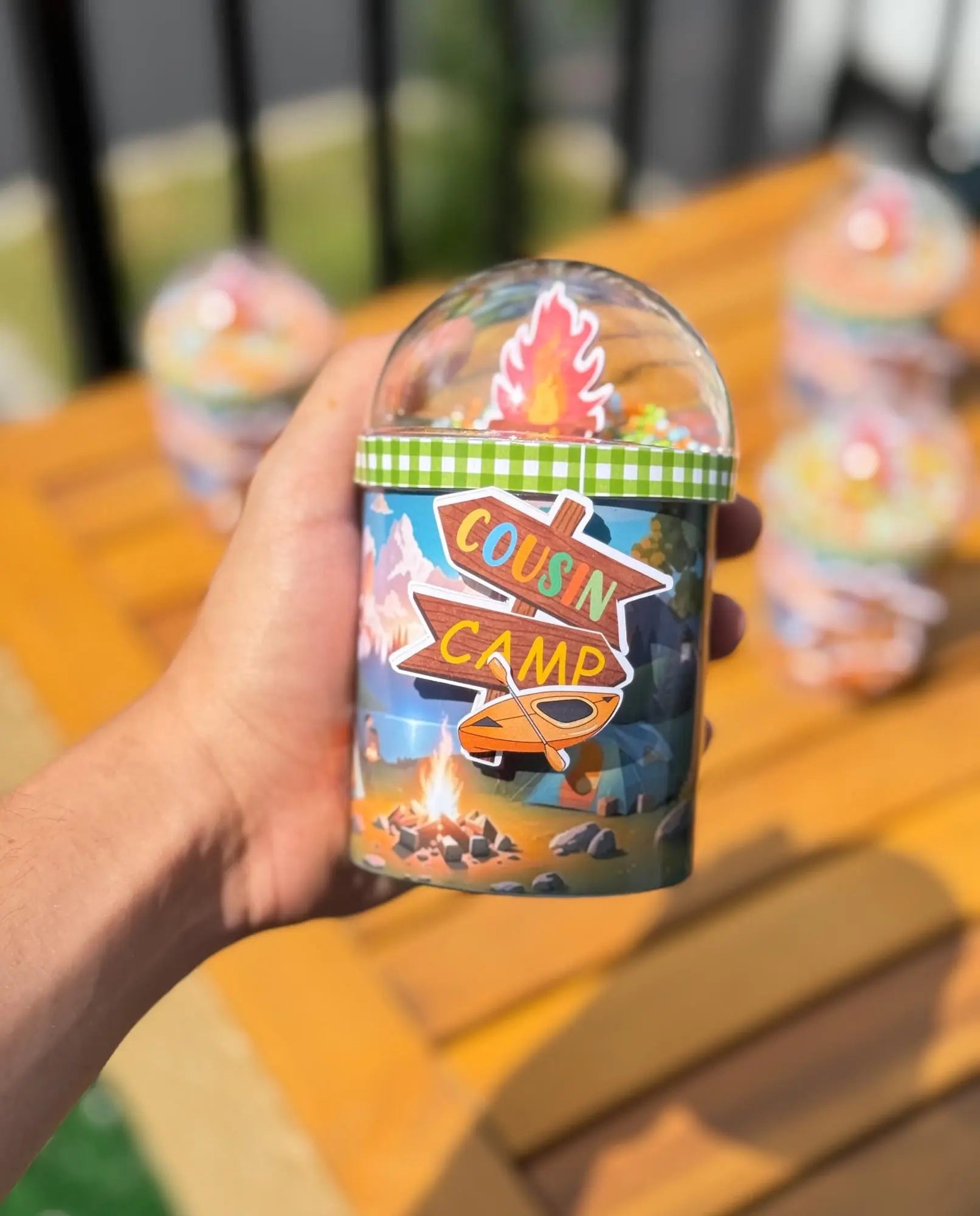 Camping Birthday Party Favors – Personalized Pringles Snacks, Campfire Theme Birthday Supplies, Outdoor Party Decor Mi tienda